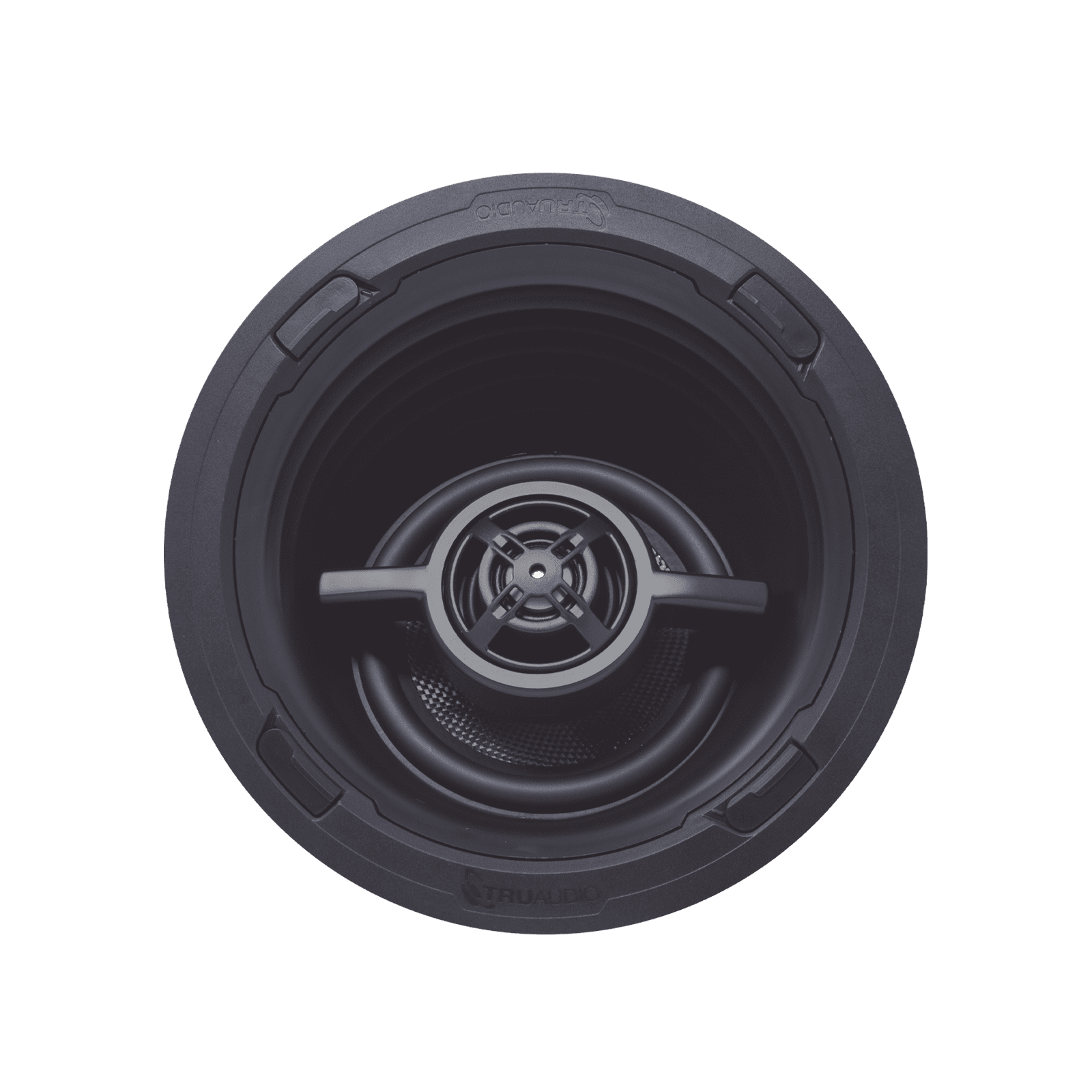 Altavoz LCR | Rango Medio Giratorio | Angulo para Techo de 3 Vias | Cine en Casa | Woofer de 7in de Fibra de Carbono | Tweeter de 1in | 175W | 8Ω REV71 - TRUAUDIO