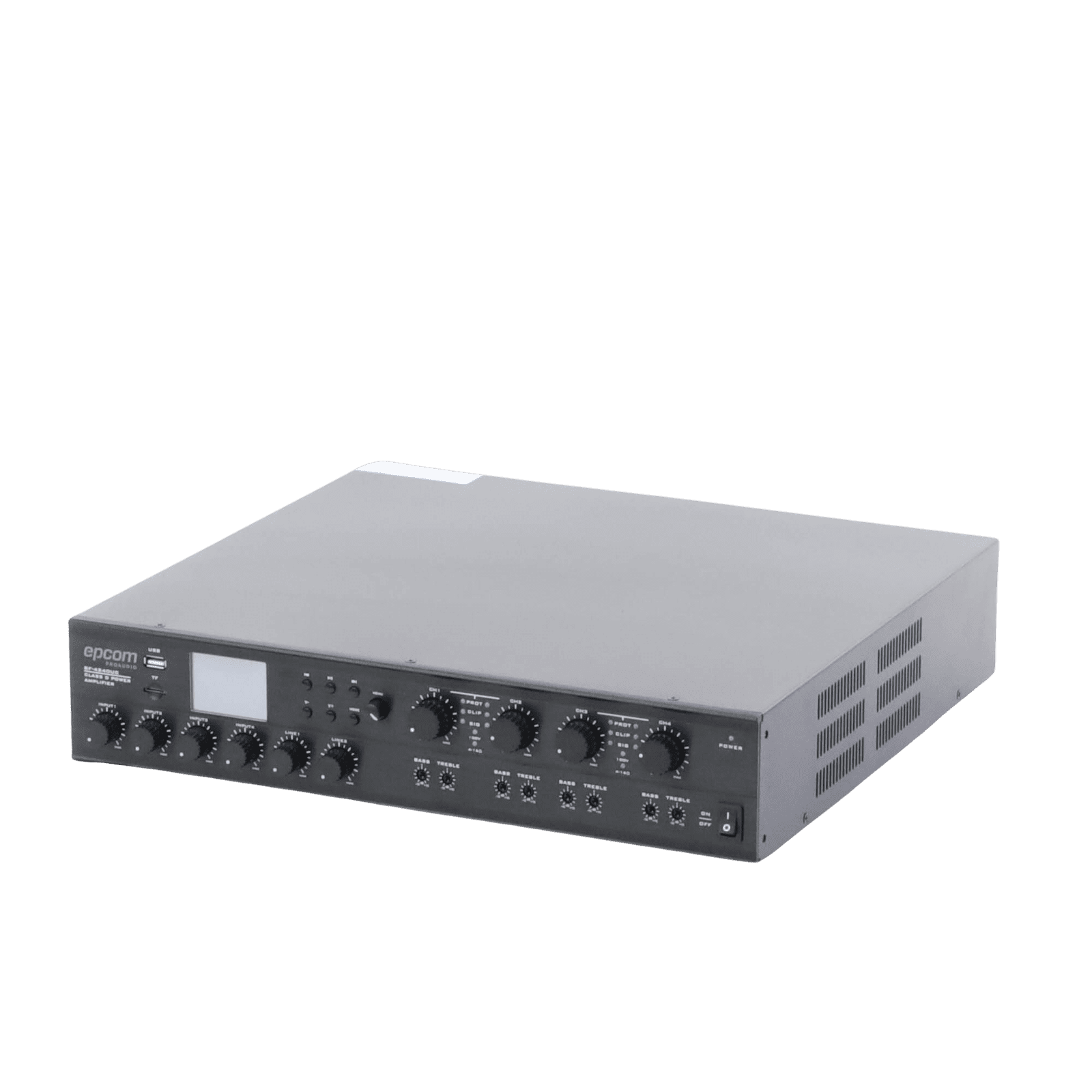 Amplificador Mezclador Matricial | 4 zonas | 240w por canal | 6 entradas | Receptor de medios SF-4240UC - EPCOM PROAUDIO