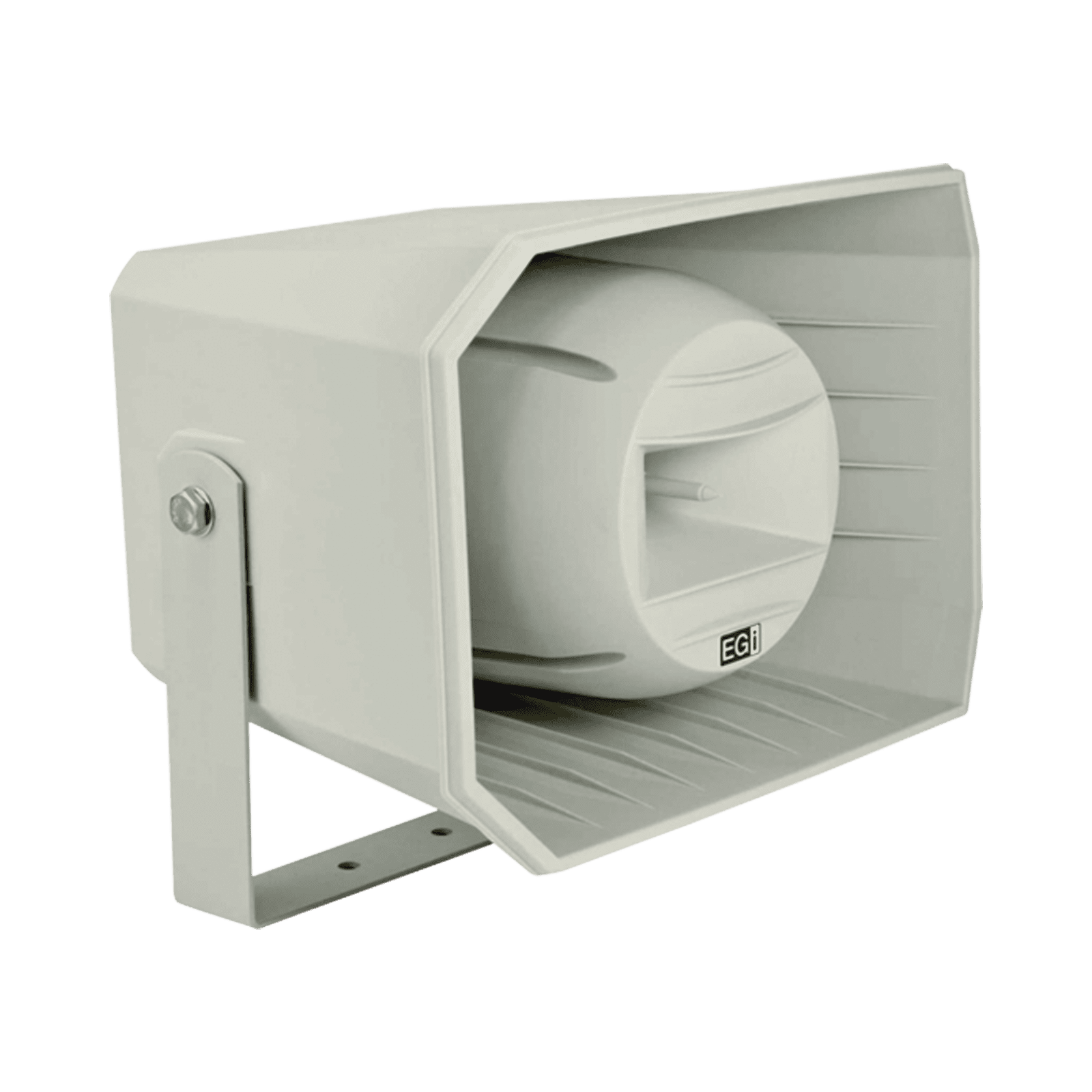 Bocina HiFi PoE Ethernet IP, de 2 vias 30W, grado de protección IP66 Gris Claro 1601 - EGI AUDIO SOLUTIONS