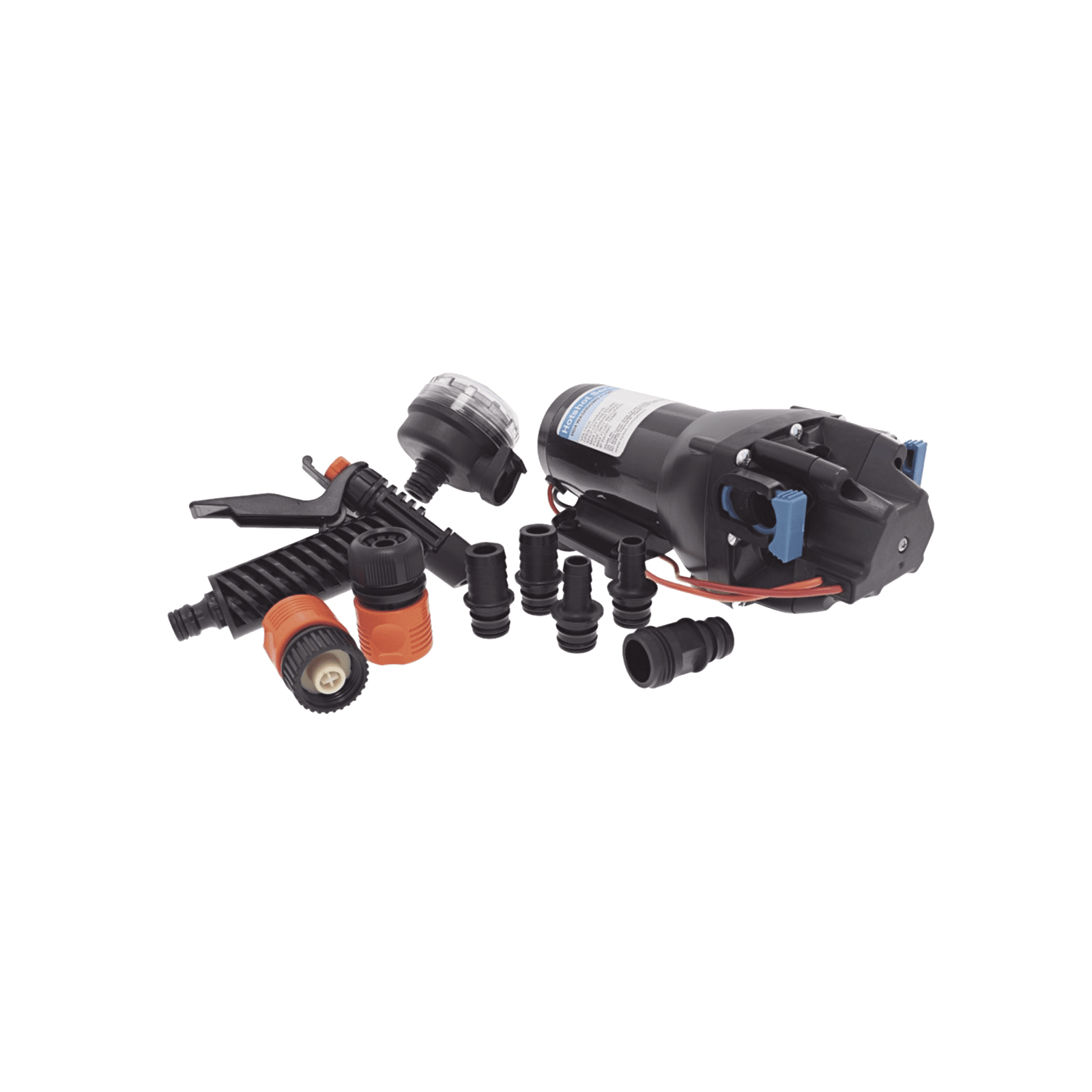 Bomba de lavado Hotshot HD 4′  a 12 Vcd de alta presión y alto caudal, 15 lpm/4 gpm 60 psi Q401J-118N-3A - JABSCO