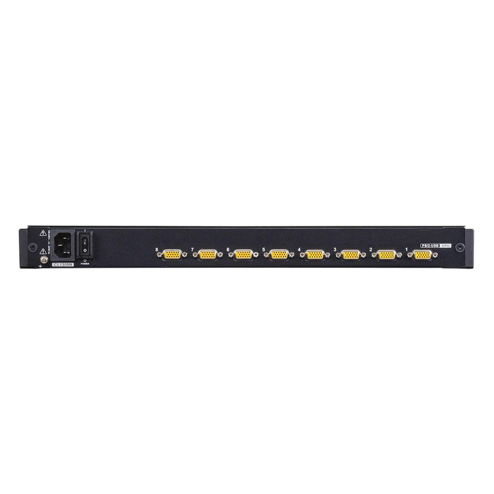 Conmutador KVM | LCD de riel único | VGA PS/2 | USB de 8 puertos CL1308N - ATEN