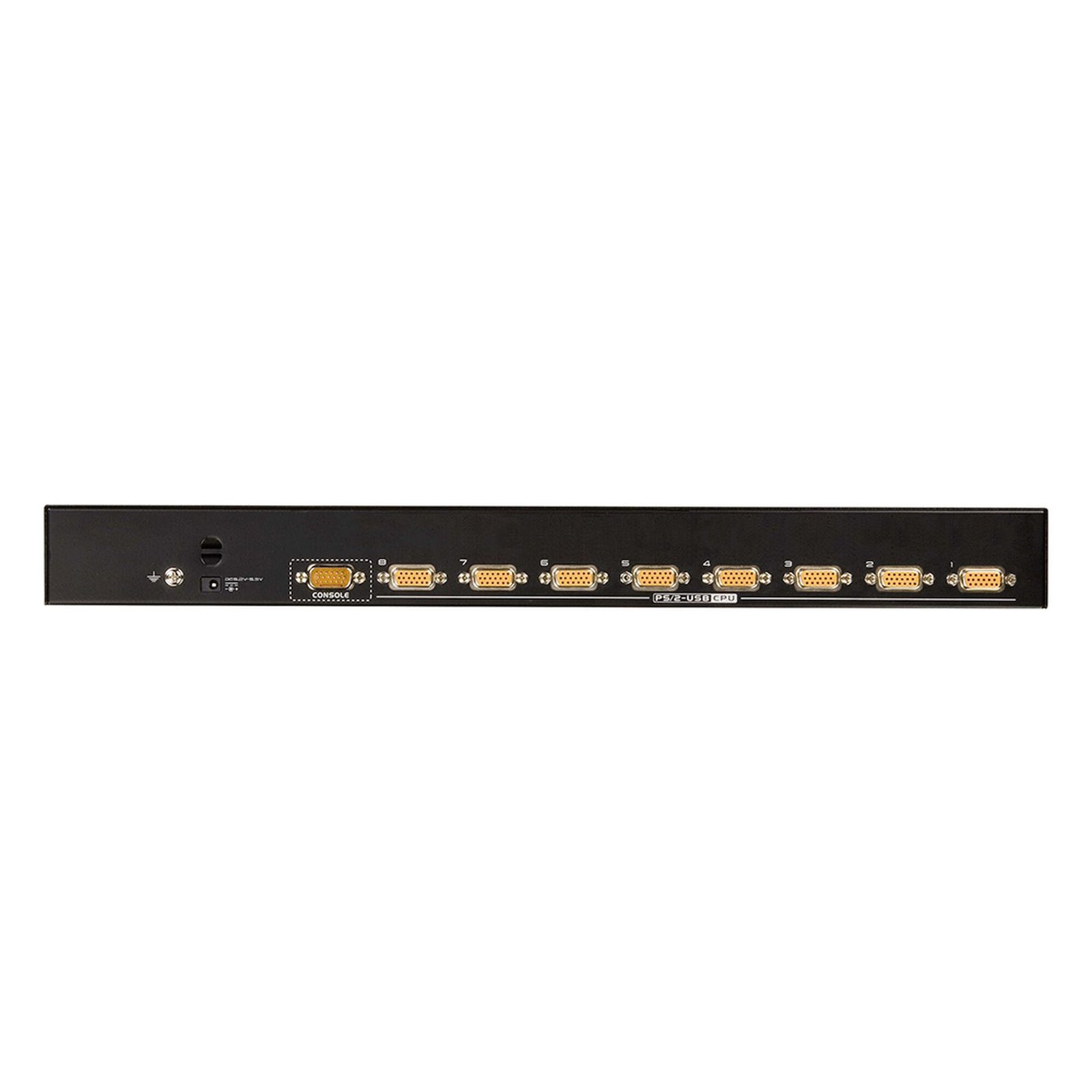 Conmutador KVM VGA PS/2-USB de 8 puertos /Cascada/W/(EE.UU./UE/SALIDA) ADP. ATEN CS1308 - ATEN