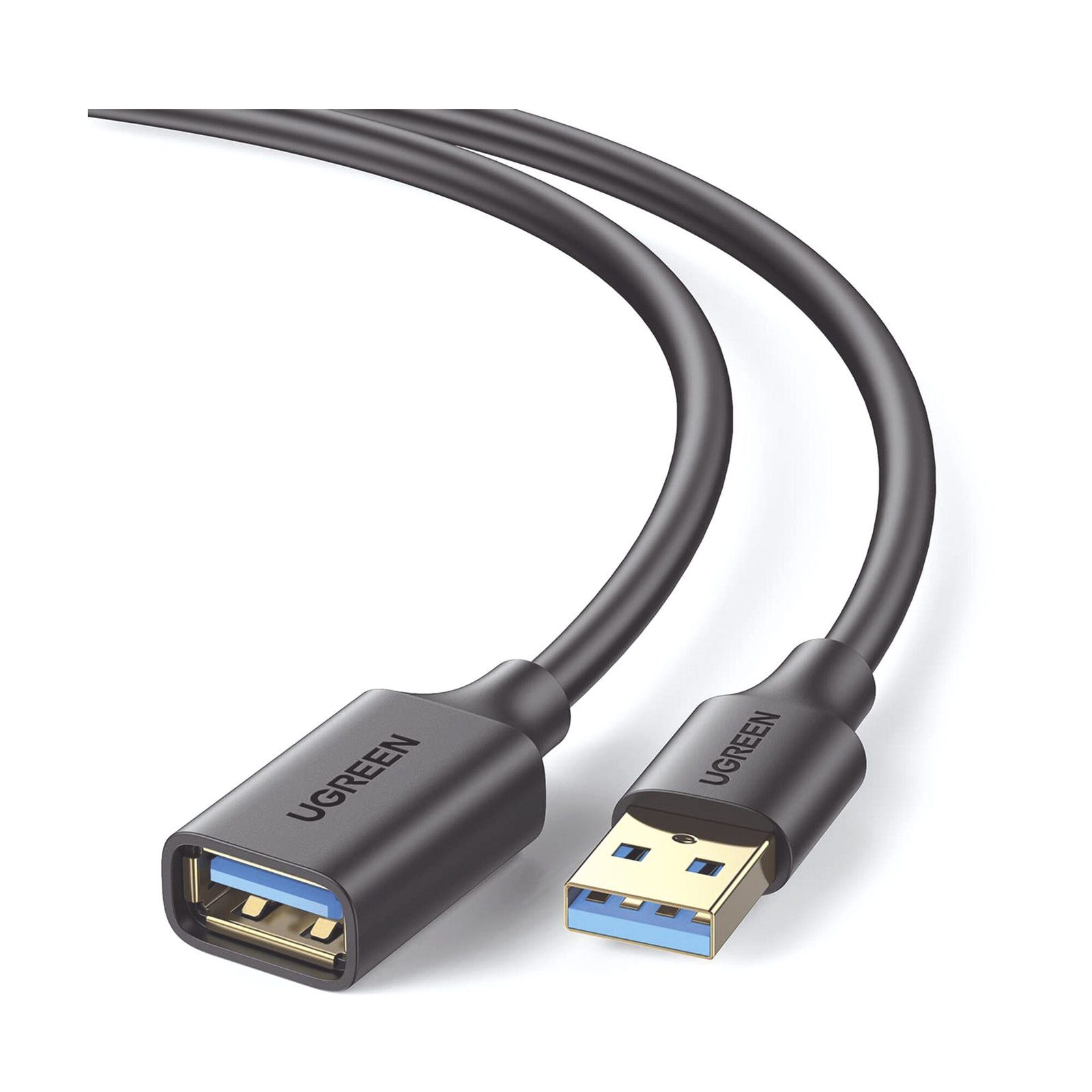 Cable Extensor USB 3.0 / 1 Metro / Macho-Hembra / 5 Gbps / Ultra Durabilidad / Núcleo de cobre estañado 28/22 AWG / Blindaje interior múltiple / Ideal para teclado, mouse , etc. 10368 - UGREEN