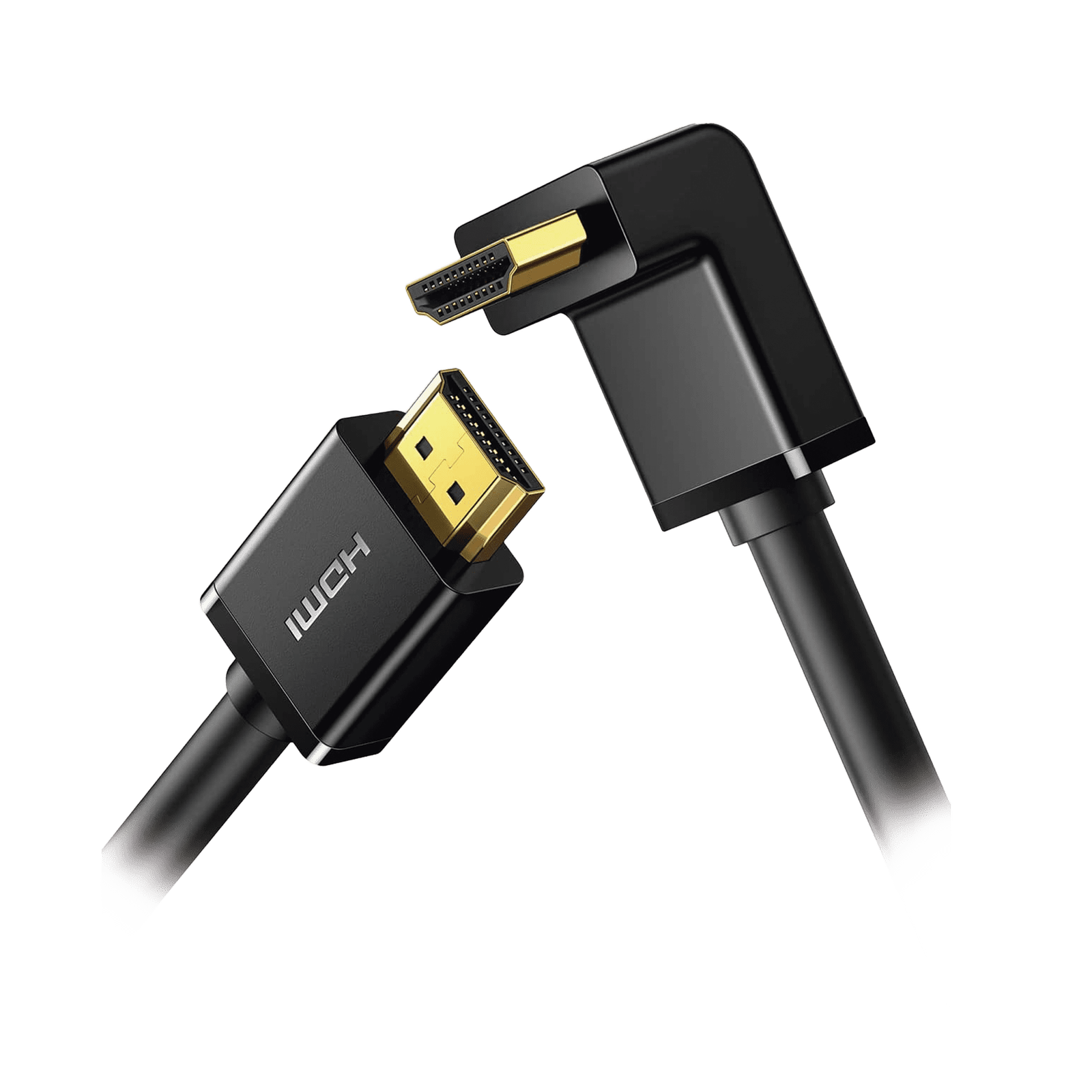 Cable HDMI 2.0  en Angulo de 90°  / 3 m / 4K@60Hz / HDR / 3D / HEC (Canal Ethernet HDMI) / ARC (Canal de Retorno de Audio / CEC / 32 canales de Audio / HDCP 2.2 / Dolby Atmos / 18 Gbps / Blindaje Múltiple 10174 - UGREEN