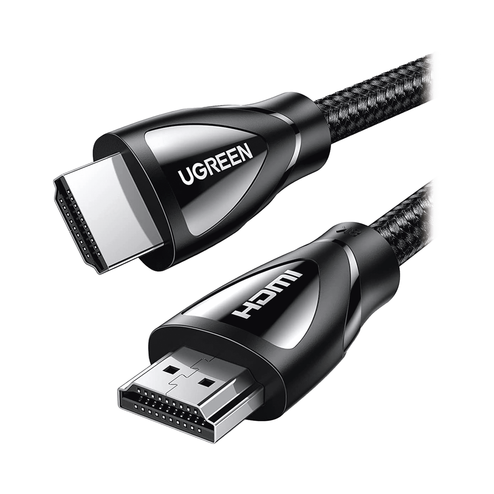 Cable HDMI 2.1 de Nylon Trenzado / 3 Metros / 8K@60Hz/4K@120Hz / eARC (Canal de Retorno de Audio / HDR10+ / VVR / HEC (Canal Ethernet HDMI) / ALLM / 3D / Dolby Atmos / Dolby Visión / 48 Gbps / Mayor Duración. 80404 - UGREEN