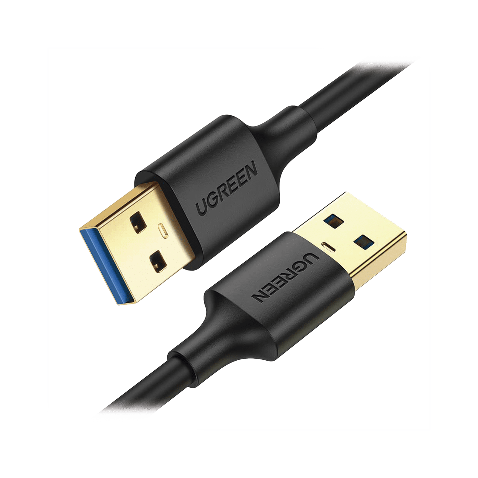 Cable USB-A 3.0 a  USB-A 3.0 / 1 Metro / Macho a Macho / Conector Niquelado / Núcleo de Cobre Estañado / Blindaje Múltiple / Velocidad 5Gbps / No Requiere Controlador / Compatible con USB2.0 Y USB 1.1 10370 - UGREEN