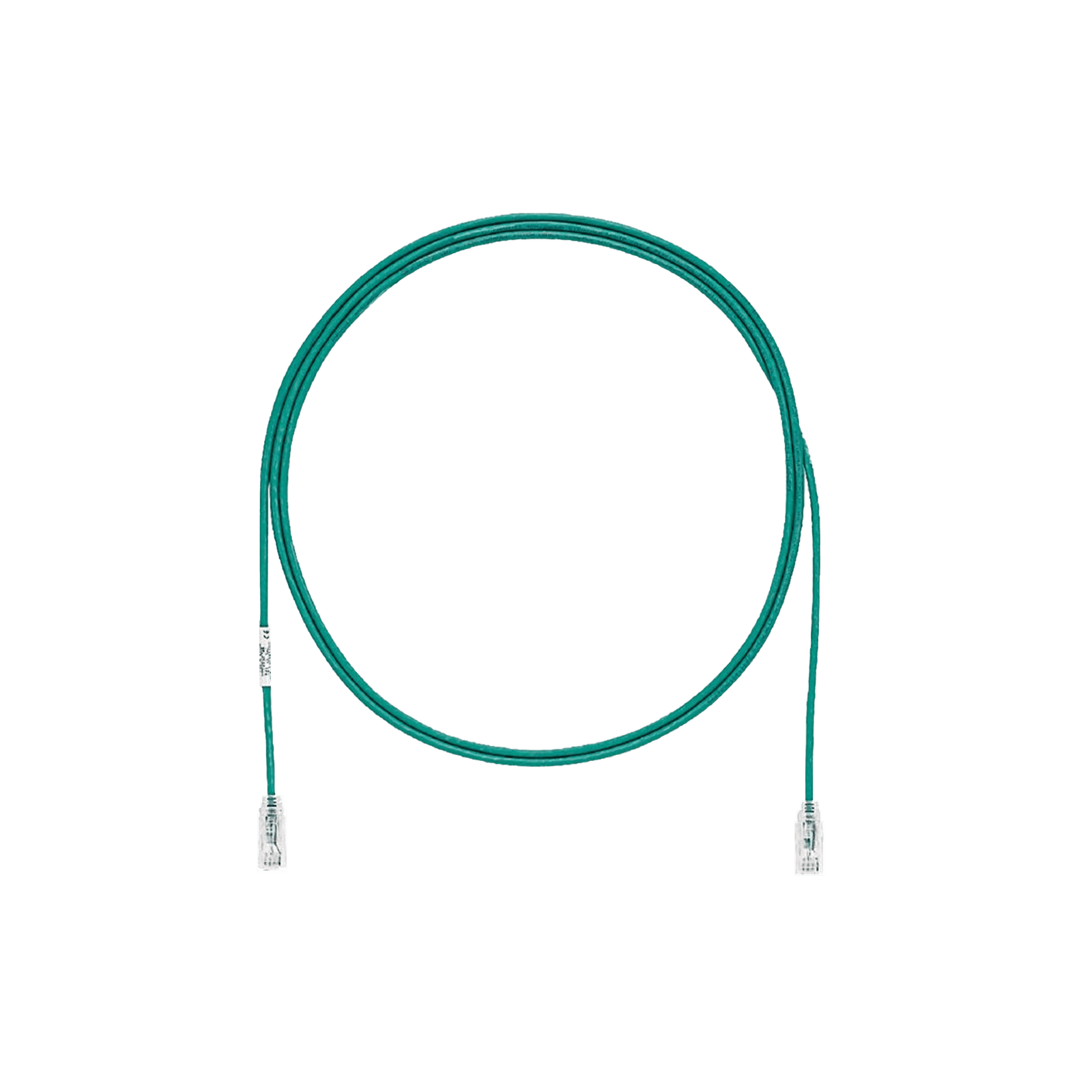 Cable de Parcheo TX6, UTP Cat6, Diámetro Reducido (28AWG), Color Verde, 1ft UTP28SP1GR - PANDUIT
