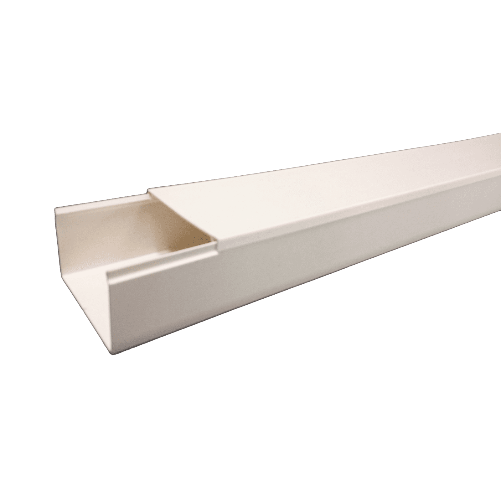 Canaleta TMK-4577 Color Blanco de PVC rígido Auto Extinguible, para uso en interiores, con un largo de 2.5 metros (5500-01250) TMK-4577 - THORSMAN