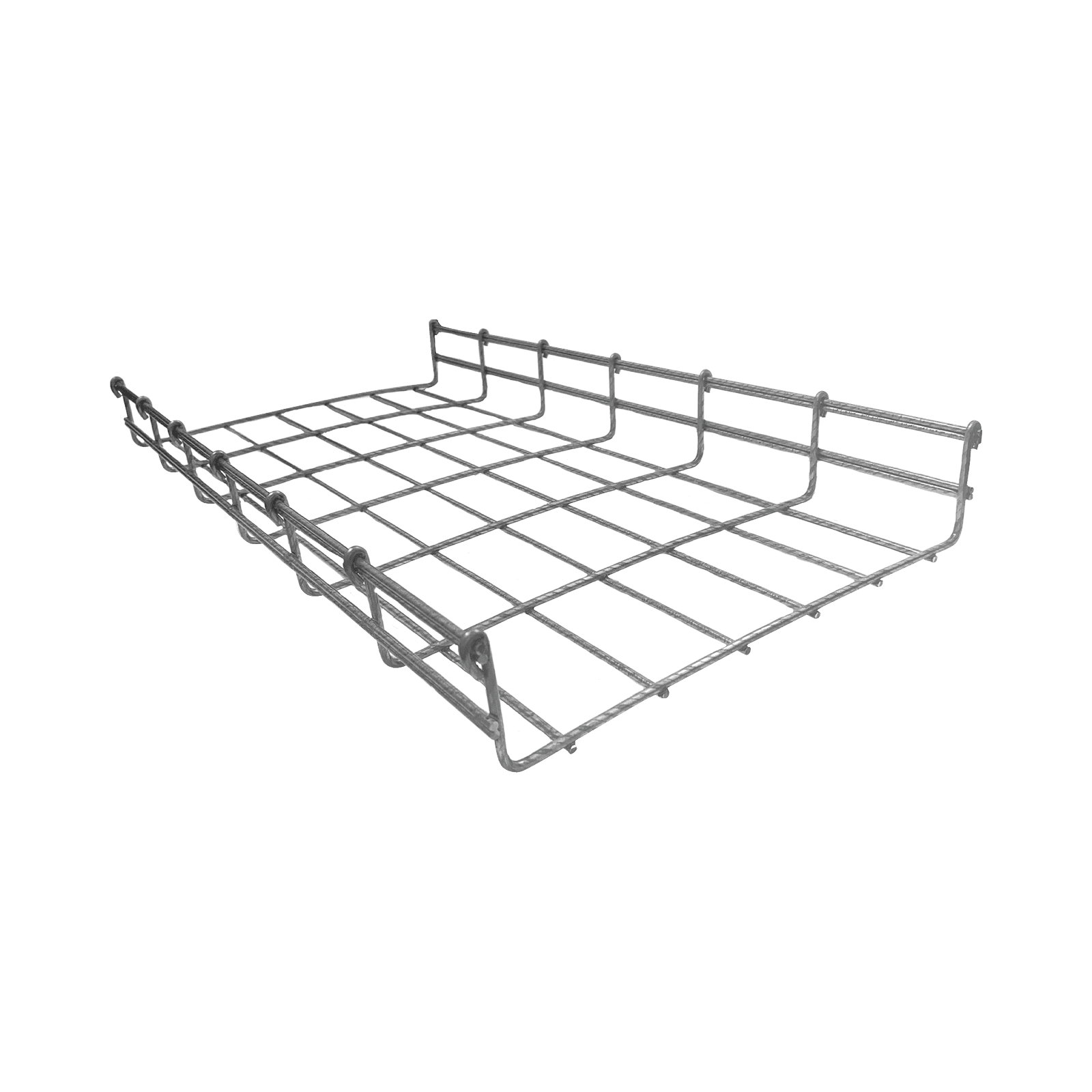 Charola Bimetálica Tipo Malla 66/300 mm, Ideal Para Utilizarse al Exterior o Zonas Húmedas, Hasta 315 Cables Cat6, Tramo de 3 Metros MG-50-935BM - CHAROFIL