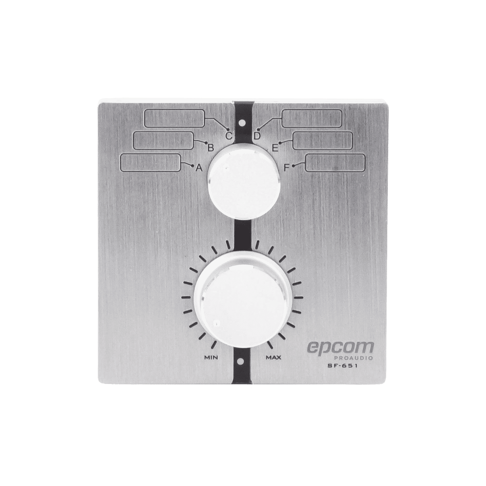 Control de  Volumen Remoto con Selector de Canales ?Compatible con Amplificador SF2240UC – SF4240UC SF-651 - EPCOM PROAUDIO