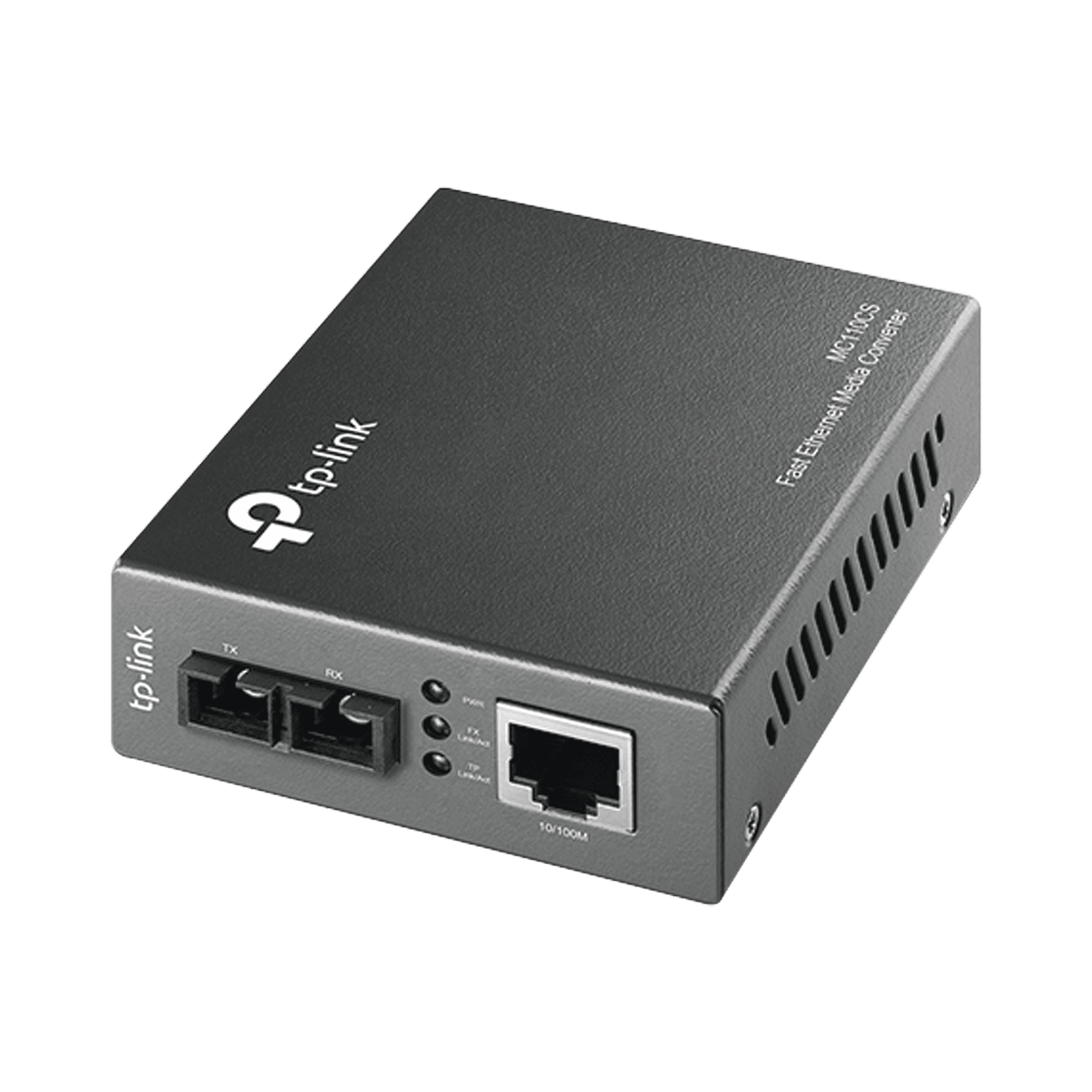 Convertidor Fibra Óptica Monomodo /  1 Puerto RJ45 10/100 Mbps / Puerto Fibra Óptica SC 100 Mbps / Hasta 20 kilometros / Plug and Play MC110CS - TP-LINK