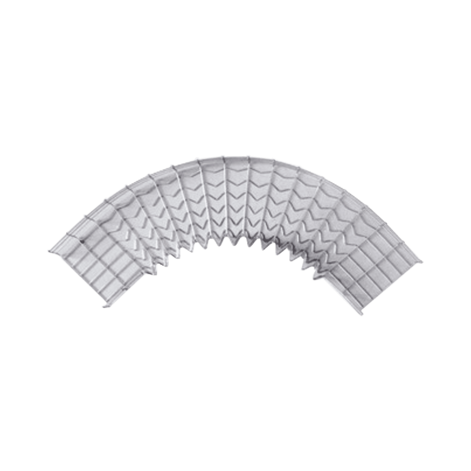 Curva Pre-Fabricada Horizontal de 90° con medidas de 54 mm de Peralte y 200 mm Ancho (54/200 mm) CH-C90-54/200EZ - CHAROFIL