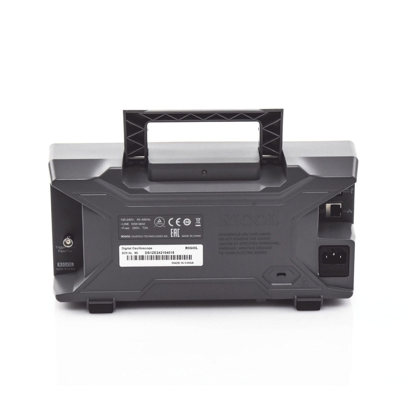 Osciloscopio Digital RIGOL de 2 Canales Análogos, 200 MHz de Ancho de Banda Análoga, Vel. de Muestreo-Tiempo Real de 1 GS/s, Base de Tiempo (min.) de 2 ns/div. DS1202Z-E - SYSCOM