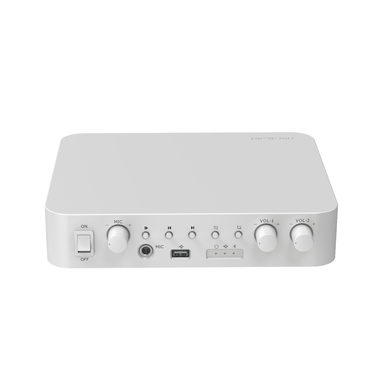 Amplificador una Zona / 2 Canales / 30 W por Canal / Conexión Bluetooth / Salida 4-8 Ω x 2 / 100V COM x 2 / Uso Interior DS-QAE0A60G1-VB - HIKVISION