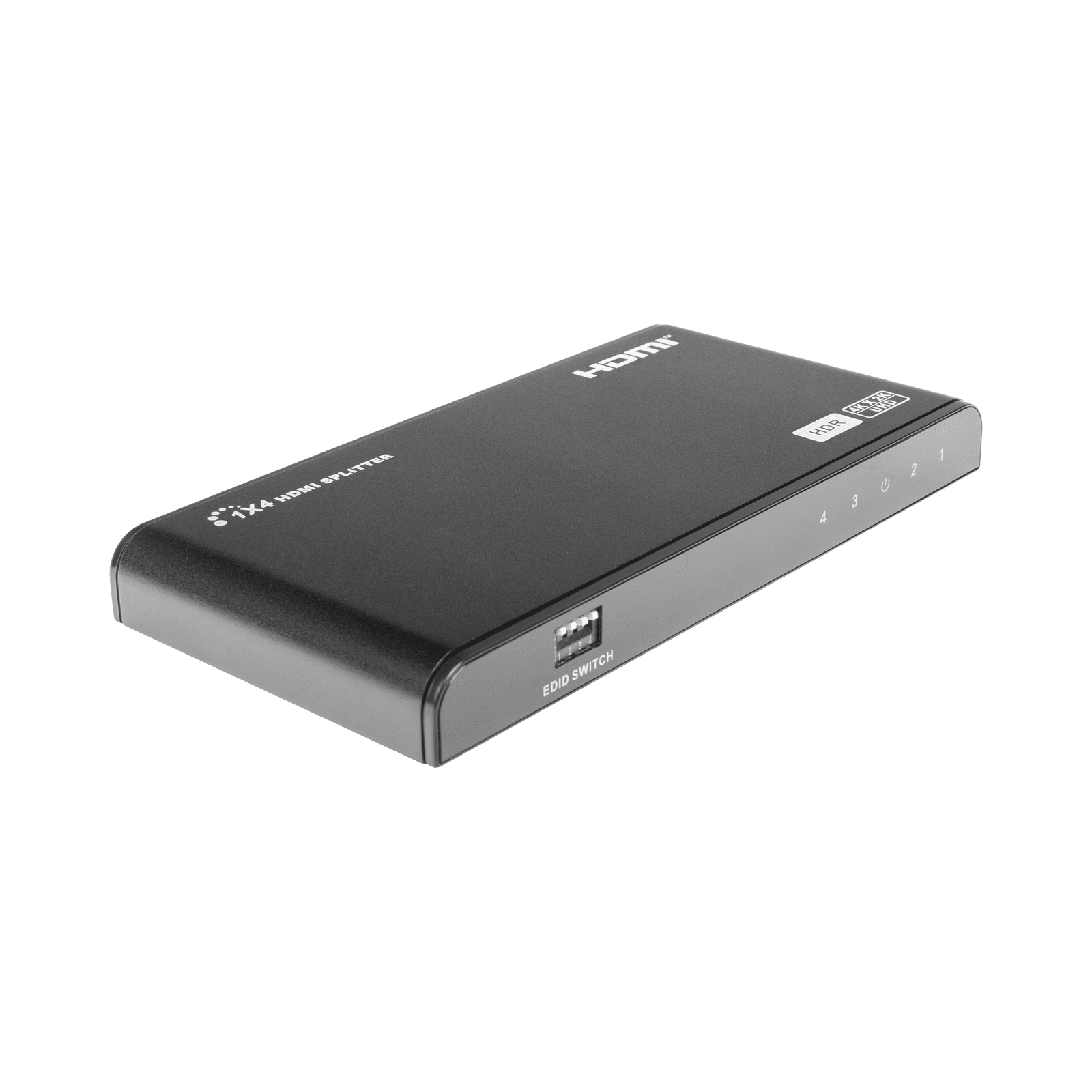 Divisor (Splitter) HDMI 4K de 1 Entrada a 4 Salidas (Simultaneas) / Soporta 4K×2K  / Ajuste de resoluciones EDID / HDR / HDMI 2.0 /  HDCP 2.2  / Permite mezclar pantallas en 4K y 1080P TT314HDR-V2.0 - EPCOM TITANIUM
