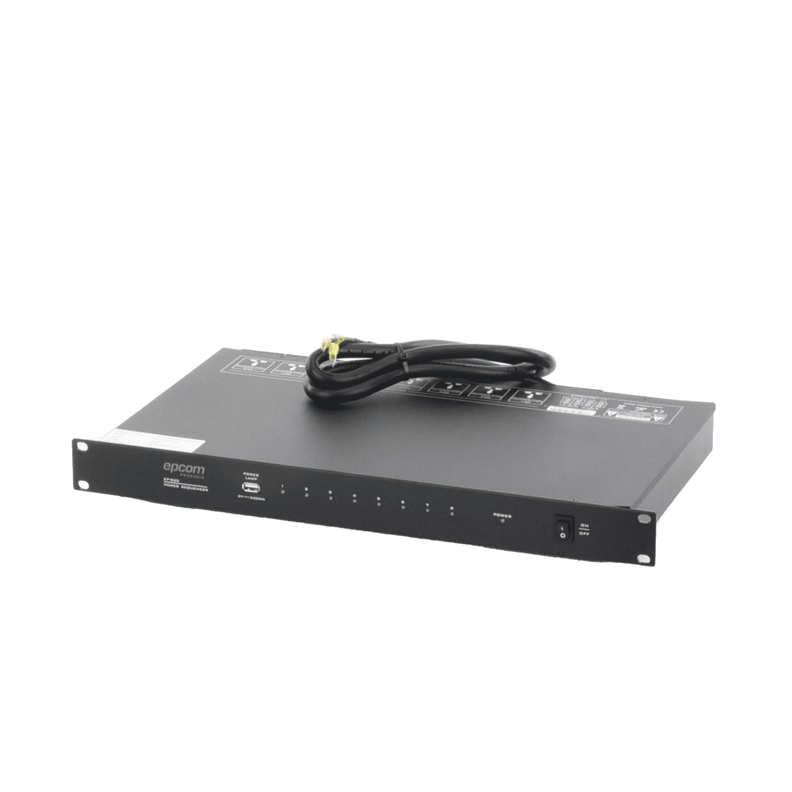 Secuenciador de Potencia | 8 Salidas | Delay de activación de 1 segundo | Recomendado para rack de amplificación, Videowall, o equipos de alta potencia. EP-820 - EPCOM PROAUDIO