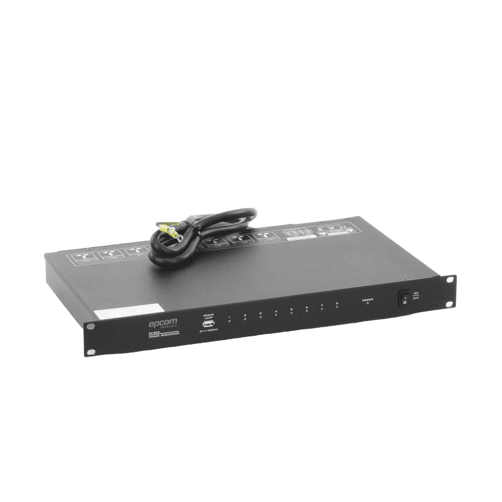 Secuenciador de Potencia | 8 Salidas | Delay de activación de 1 segundo | Recomendado para rack de amplificación, Videowall, o equipos de alta potencia. EP-820 - EPCOM PROAUDIO
