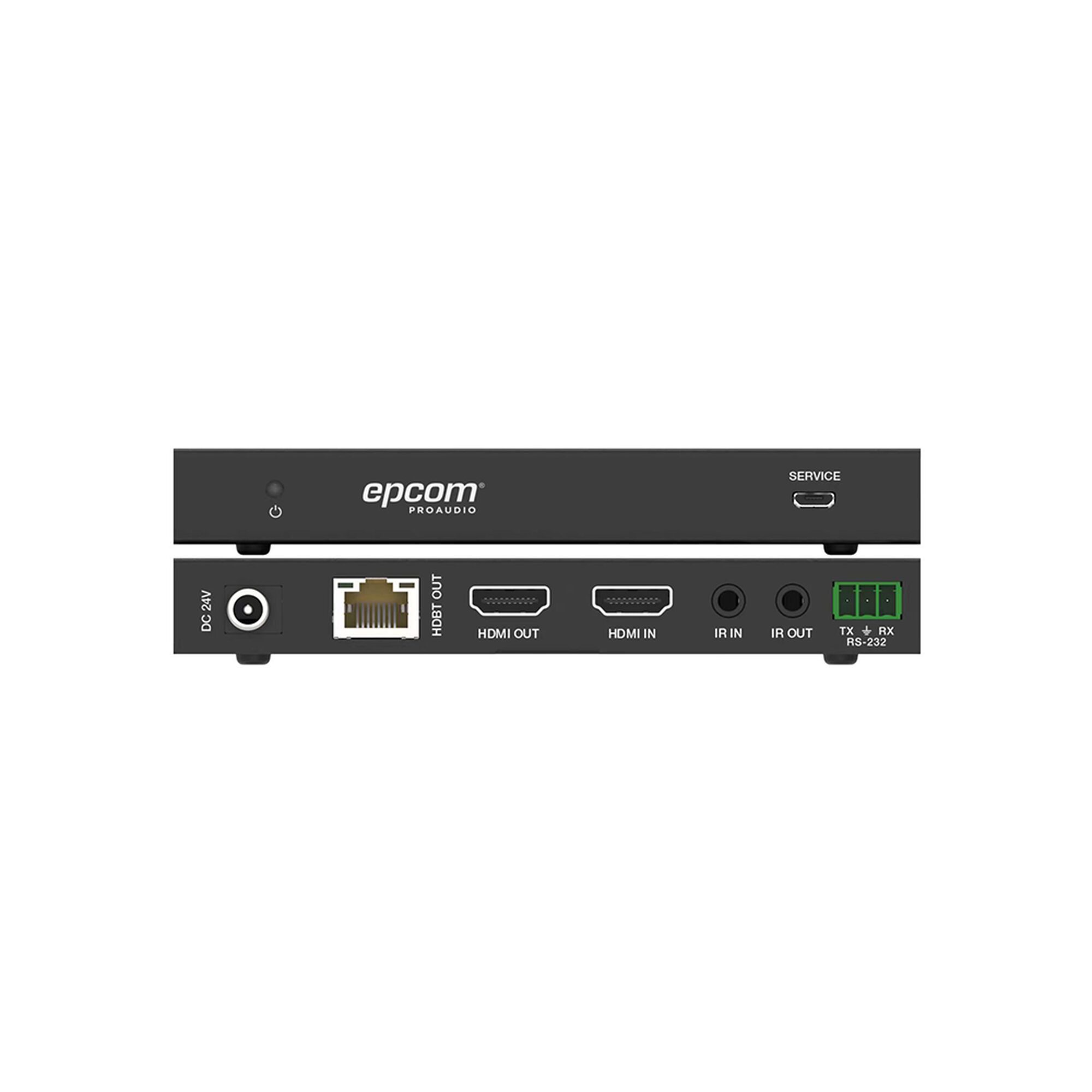 Kit Extensor HDMI | 4K2K@60HZ | HDR 4:4:4 | HDBaseT | 150M | Salida de Audio | HDCP 2.2 | IR Bidireccional EPC-EHB150 - EPCOM PROAUDIO