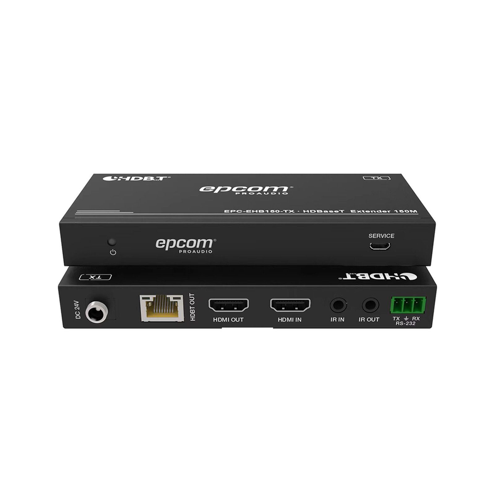 Kit Extensor HDMI | 4K2K@60HZ | HDR 4:4:4 | HDBaseT | 150M | Salida de Audio | HDCP 2.2 | IR Bidireccional EPC-EHB150 - EPCOM PROAUDIO