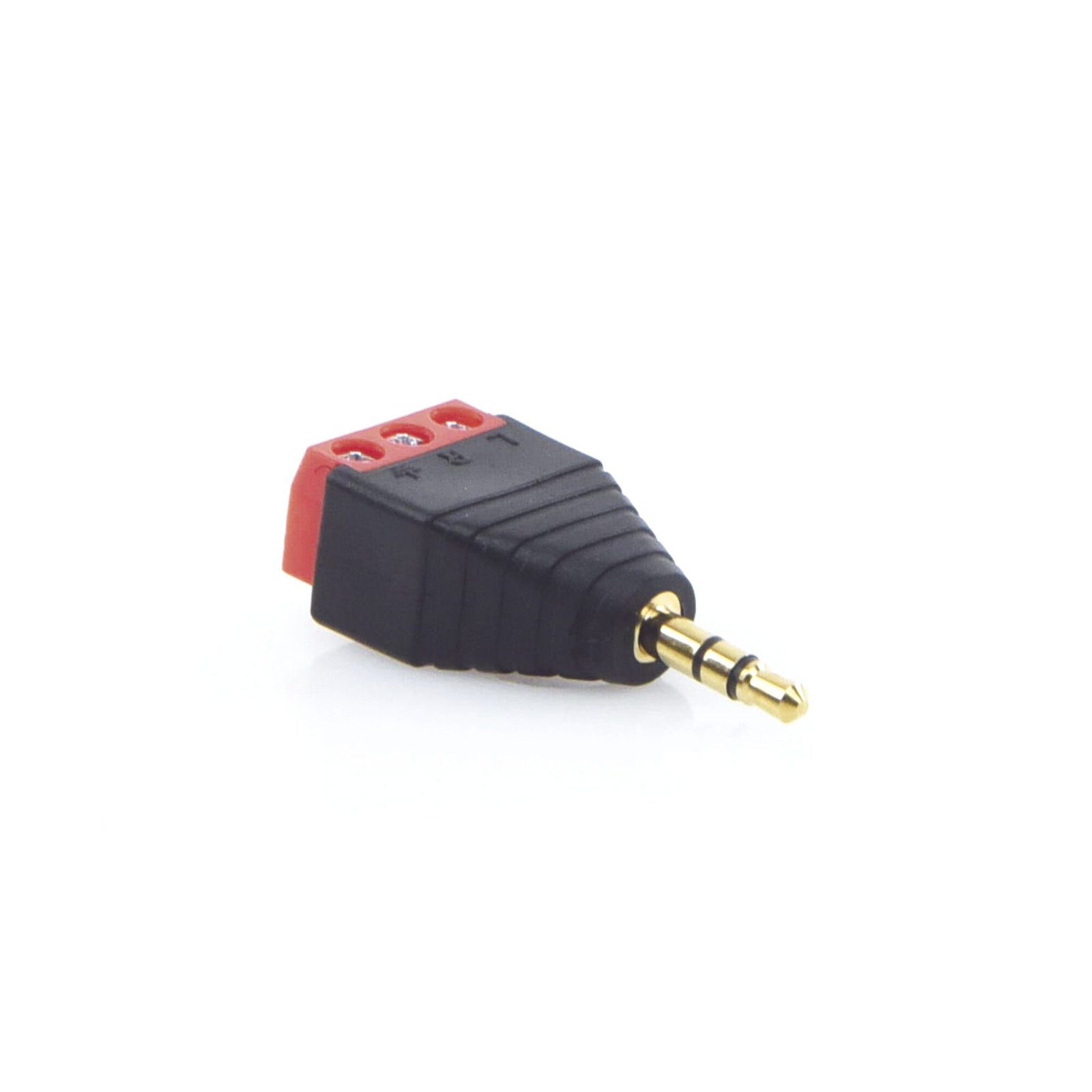Conector de audio de 3.5mm macho a terminal de tornillo de 3 pines EP-CON35 - EPCOM PROAUDIO