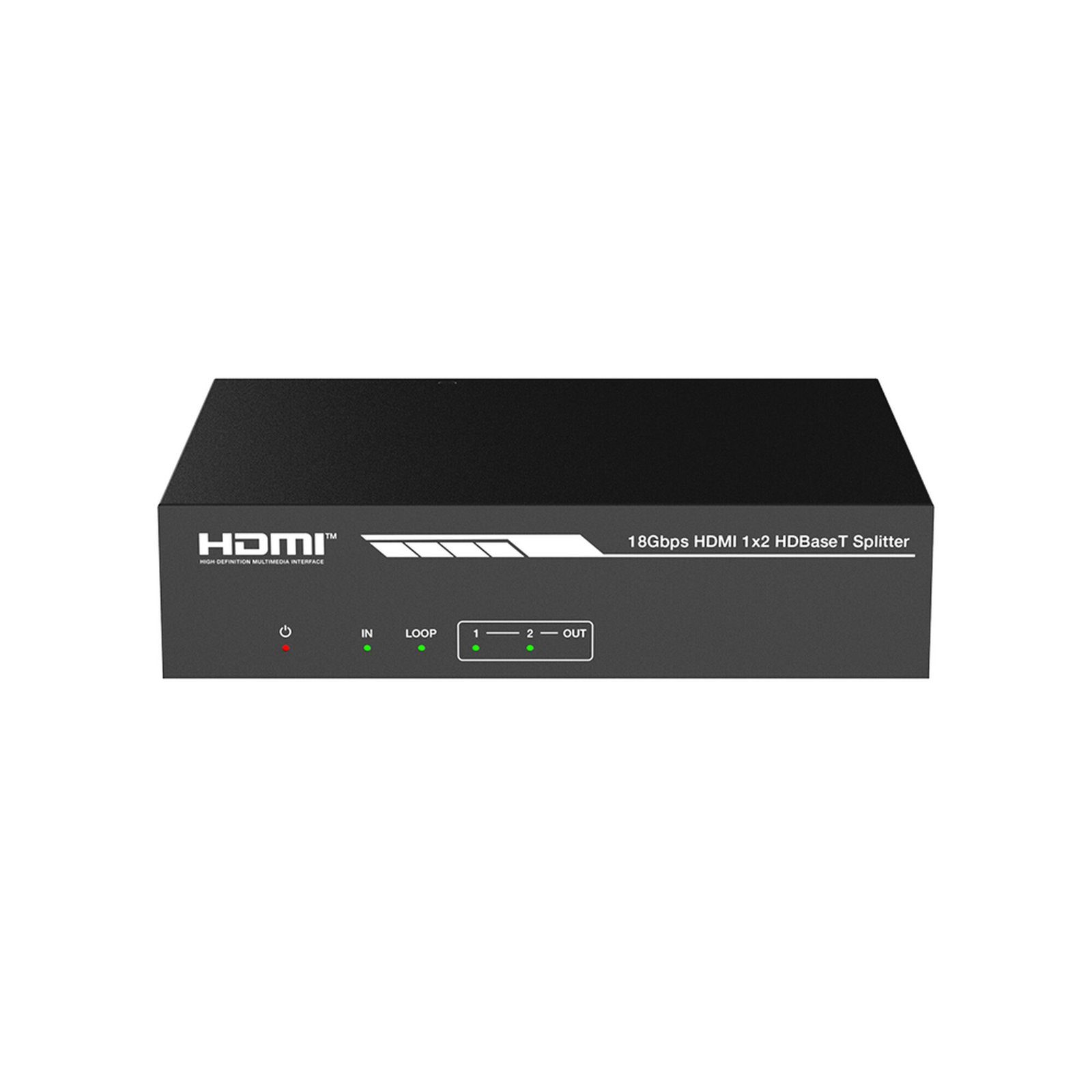Splitter mas Extensor de Video | 1×2 | ProAV | HDBaseT™ | 120m en 4K@60Hz | 150m en 1080p@60Hz | Cat6/6a/7 | Gestión Avanzada EDID | Control IR y RS232 | PoC | Salida de Audio EPP-SPB12H150 - EPCOM PROAUDIO
