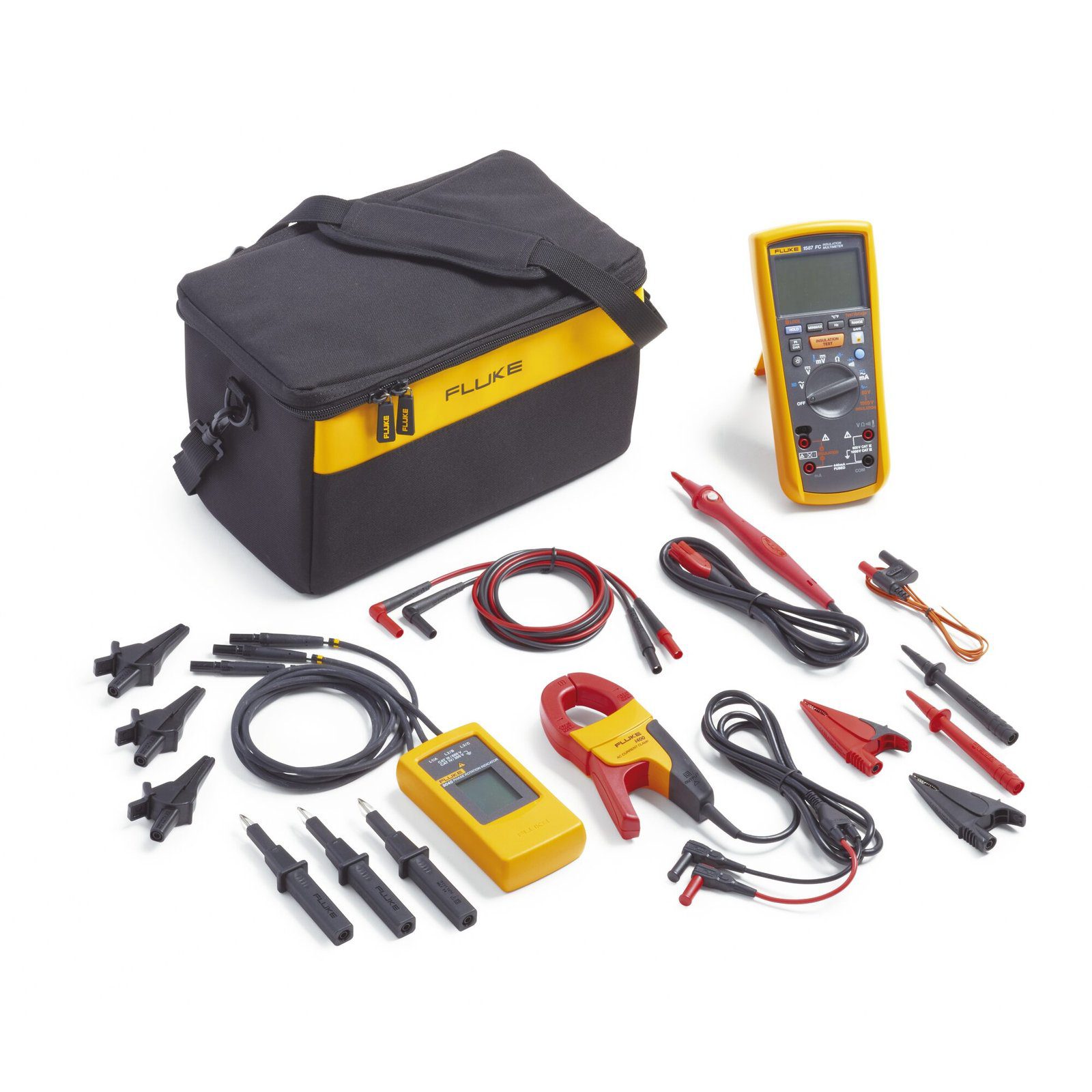 Multímetro de Aislamiento 0.01 MΩ – 2GΩ . Prueba de 50V – 1000V. Compatible con FLUKE CONNECT FLUKE-1587FC/MXBR - FLUKE