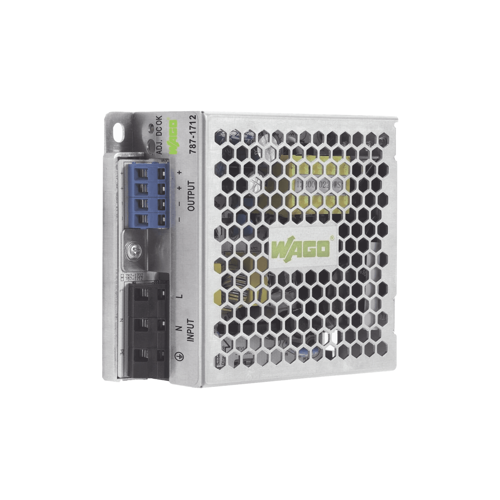 Fuente de alimentación con sincronización primaria; ECO; monofásico; Tensión de salida 24V DC; Corriente de salida 2,5A; DC-OK LED 787-1712 - WAGO