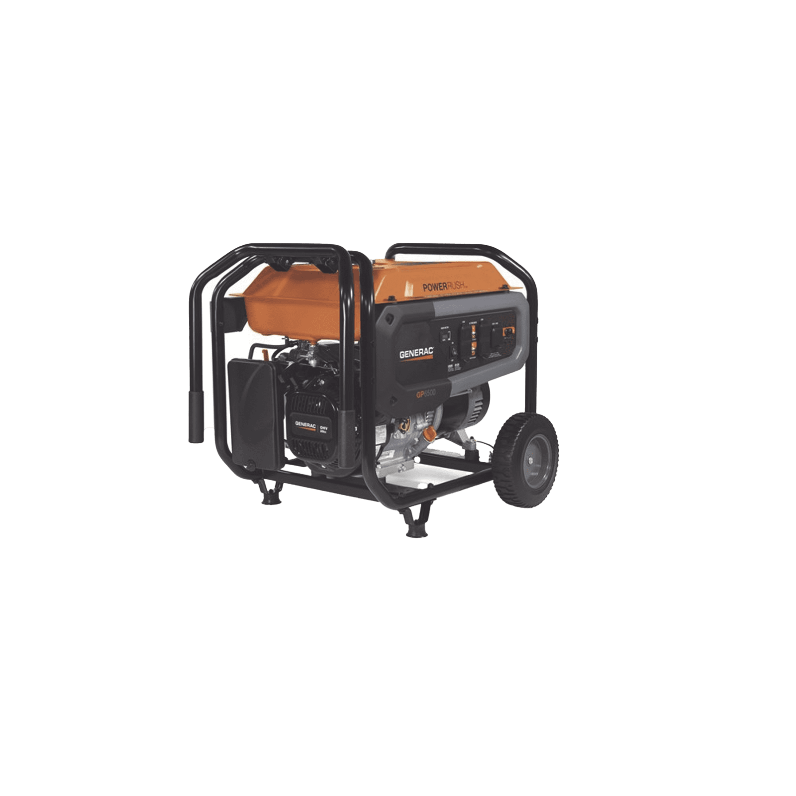 Generador Inversor Portátil a Gasolina, 6.5 kW, 120/240Vca , Arranque Manual GP6500 - GENERAC