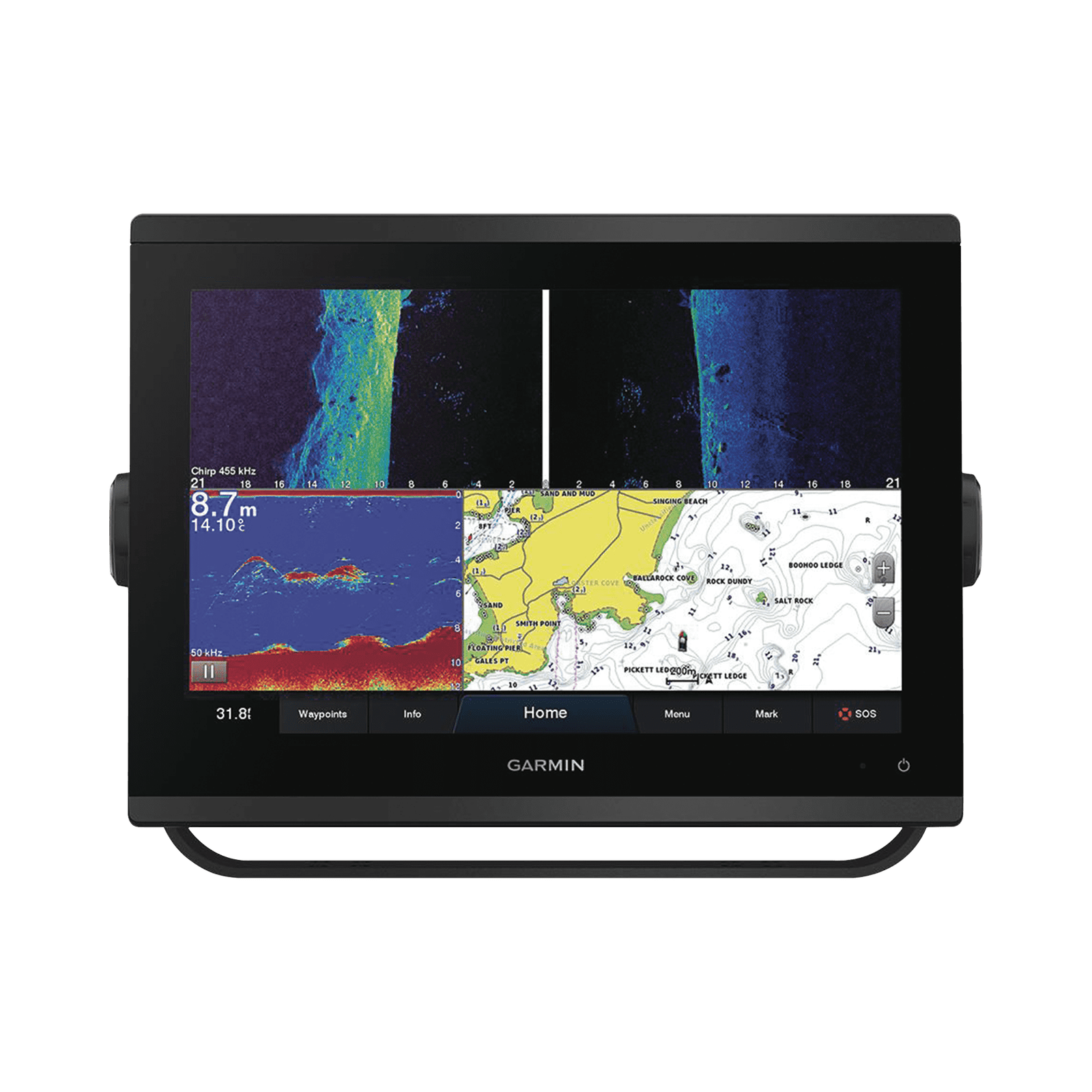 GPSMAP® 1223xsv ecosonda de 12″ SIDEVÜ, CLEARVÜ y CHIRP tradicional. no incluye tranductor. 10-02367-02 - GARMIN