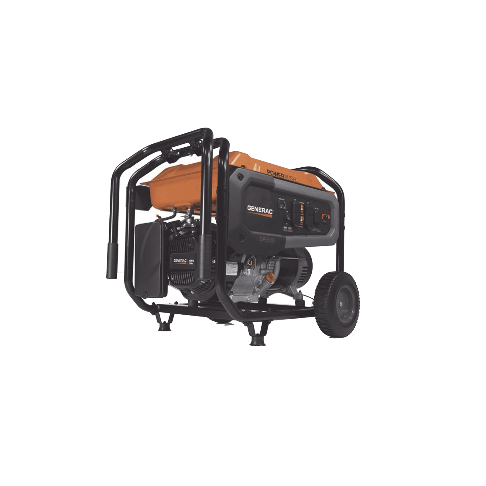 Generador Inversor Portátil a Gasolina, 6.5 kW, 120/240Vca , Arranque Manual GP6500 - GENERAC