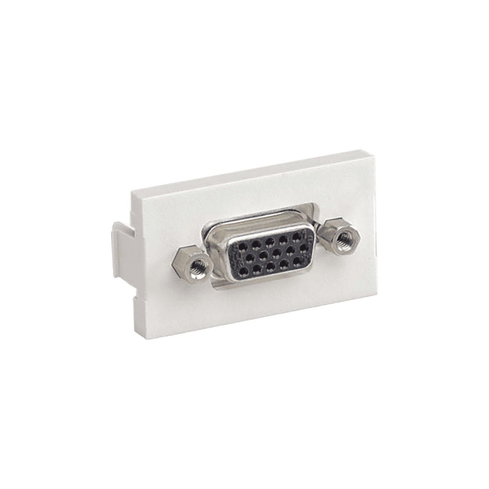 Inserto Plano de 1/3, Con Acoplador VGA Hembra-Hembra de 15 Pines, Color Blanco Mate CHD15HDCIWY - PANDUIT