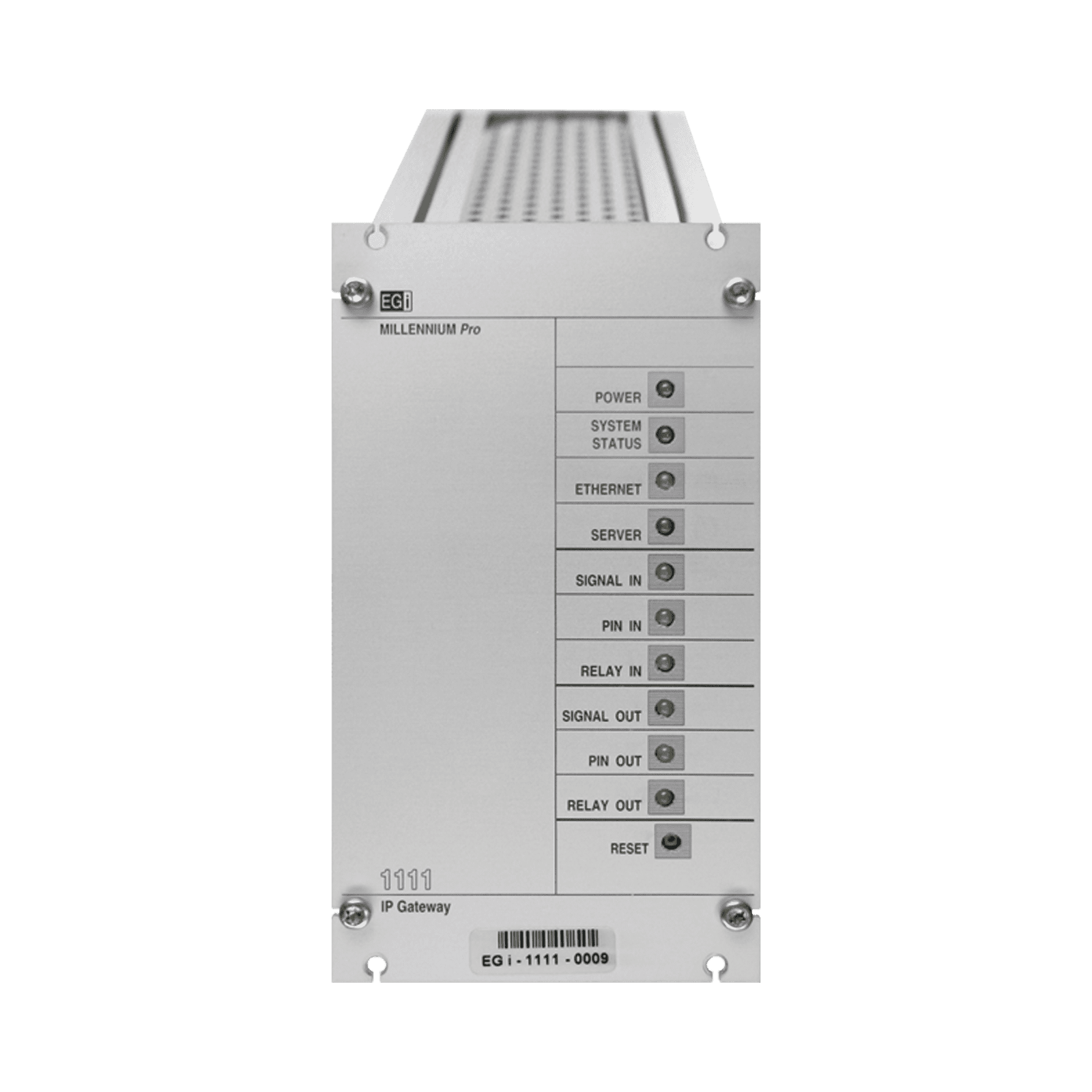 Interfaz Millennium IP para gestión de avisos y música por redes Ethernet por Streaming 1111EGI - EGI AUDIO SOLUTIONS