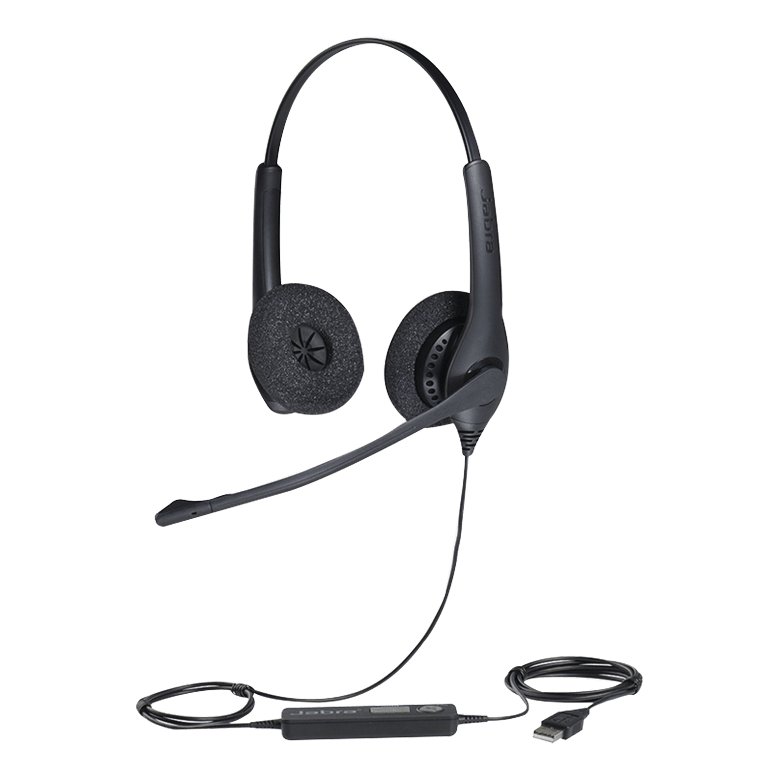 Jabra Biz 1500 Duo, auricular profesional con cancelación de ruido, ideal para contact center con conexión USB (1559-0159) BIZ-1500-DUO-USB - JABRA