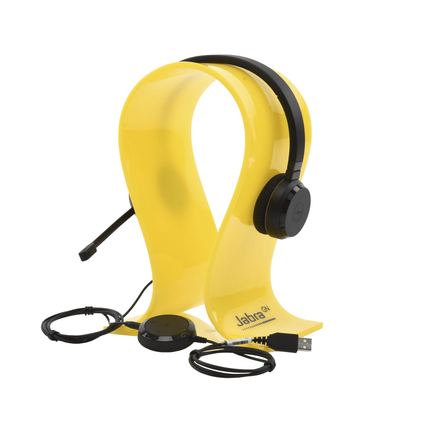 Jabra Evolve 30 Duo con conexión USB / 3.5mm, micrófono con cancelación de ruido y controlador en el cable con botones e indicadores LED (5399-823-309) EVOLVE-30-DUO-MS - JABRA