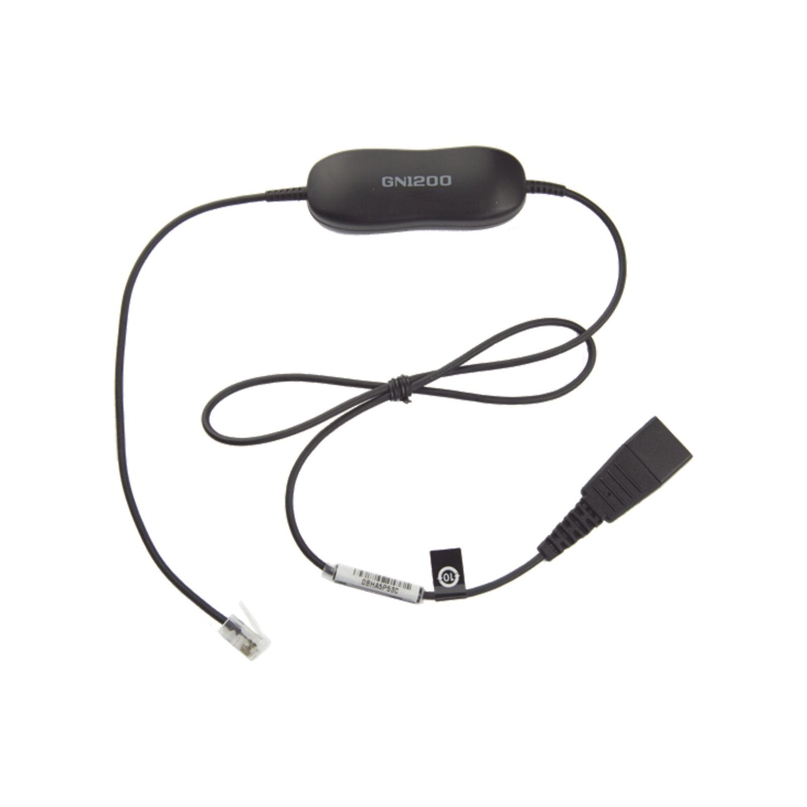 Jabra GN1200 cable con conexión QD y RJ-9 (88001-99) GN-1200-S - JABRA