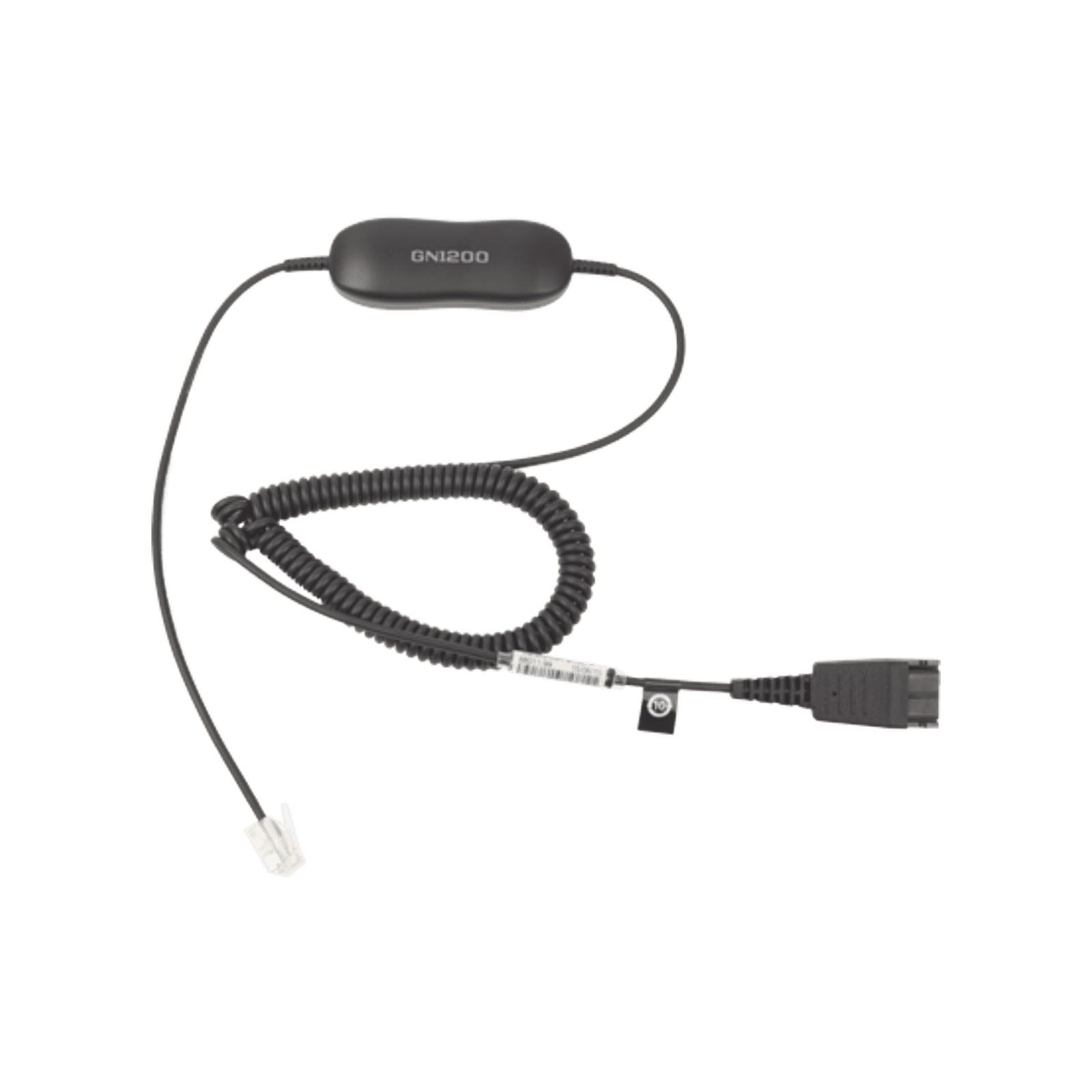 Jabra GN1200 cable enroscado con conexión QD y RJ-9 (88011-99) GN-1200-C - JABRA