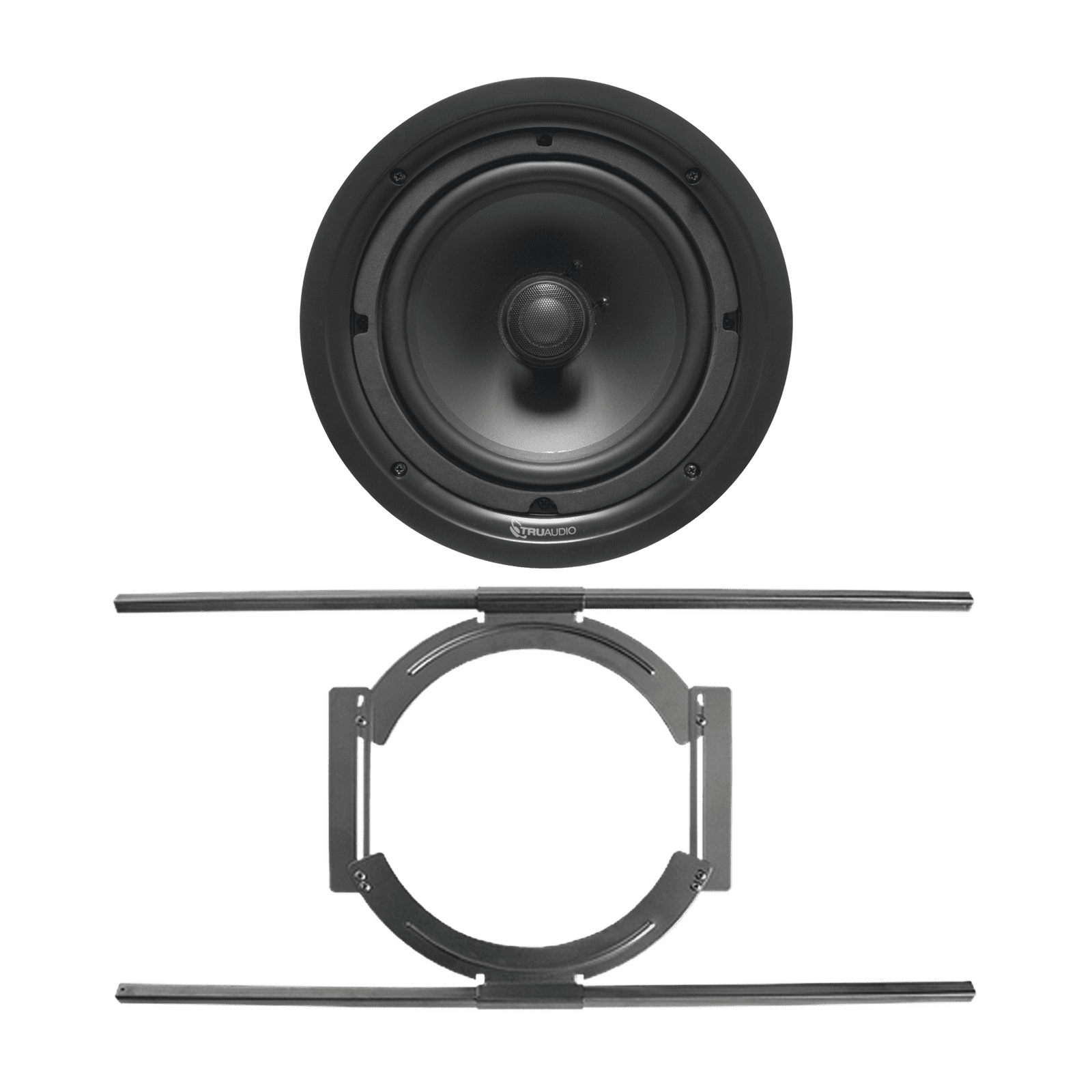 KIT de Bocina de Techo TruAudio de 6in PP6 con Soporte de Acero Rígido para Techos Suspendidos PP6/S - TRUAUDIO