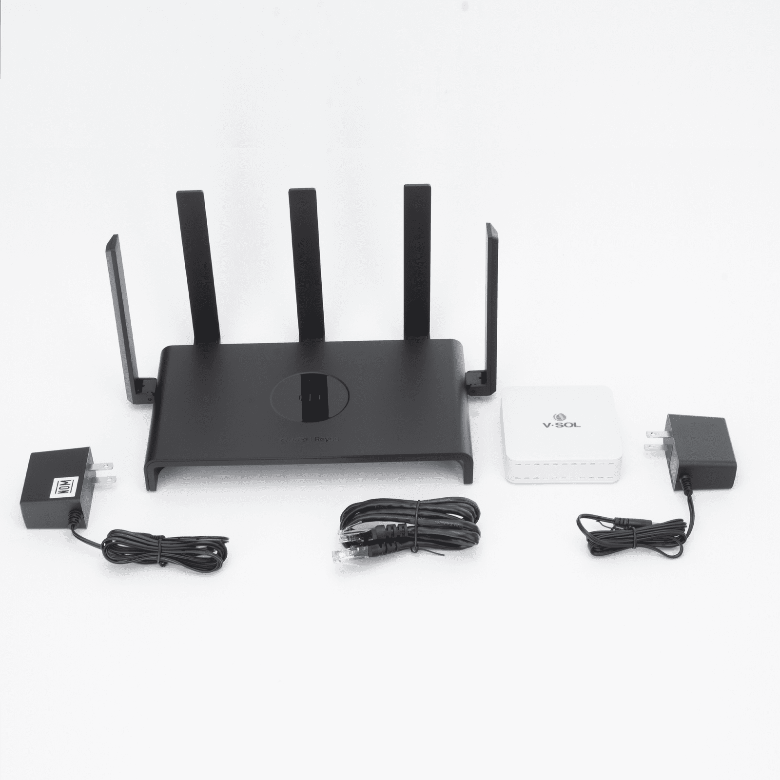 Kit 3 ONU Bridge V-Sol, Dual GPON/EPON con Router Home Mesh Ideal para distribuciones WISP de mayor cobertura Wi-Fi en Hogares y Oficinas KIT3-VPON-MESH - RUIJIE