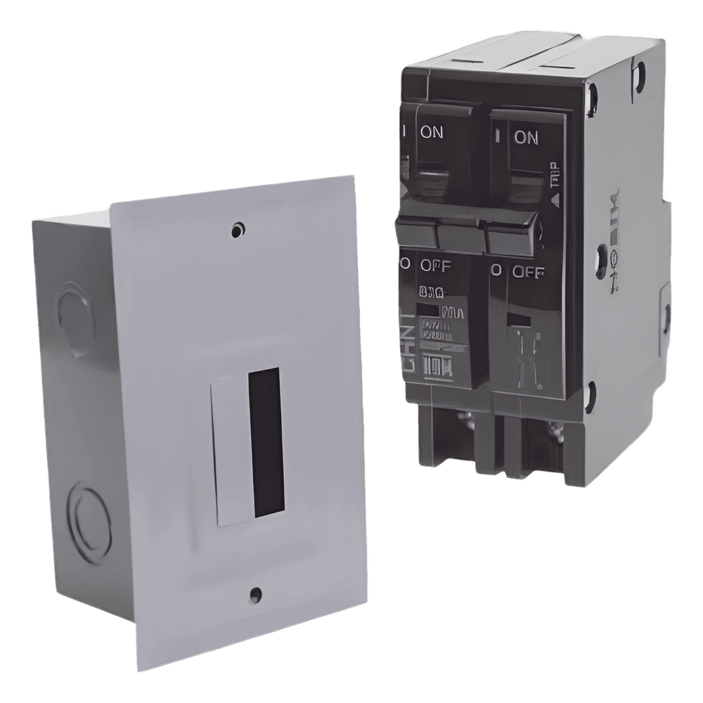 Kit Centro de Carga para sobreponer con 1 Interruptor Térmico de 2 Polos, 15Amp 120/240Vca 10kA. KITC2Q215S