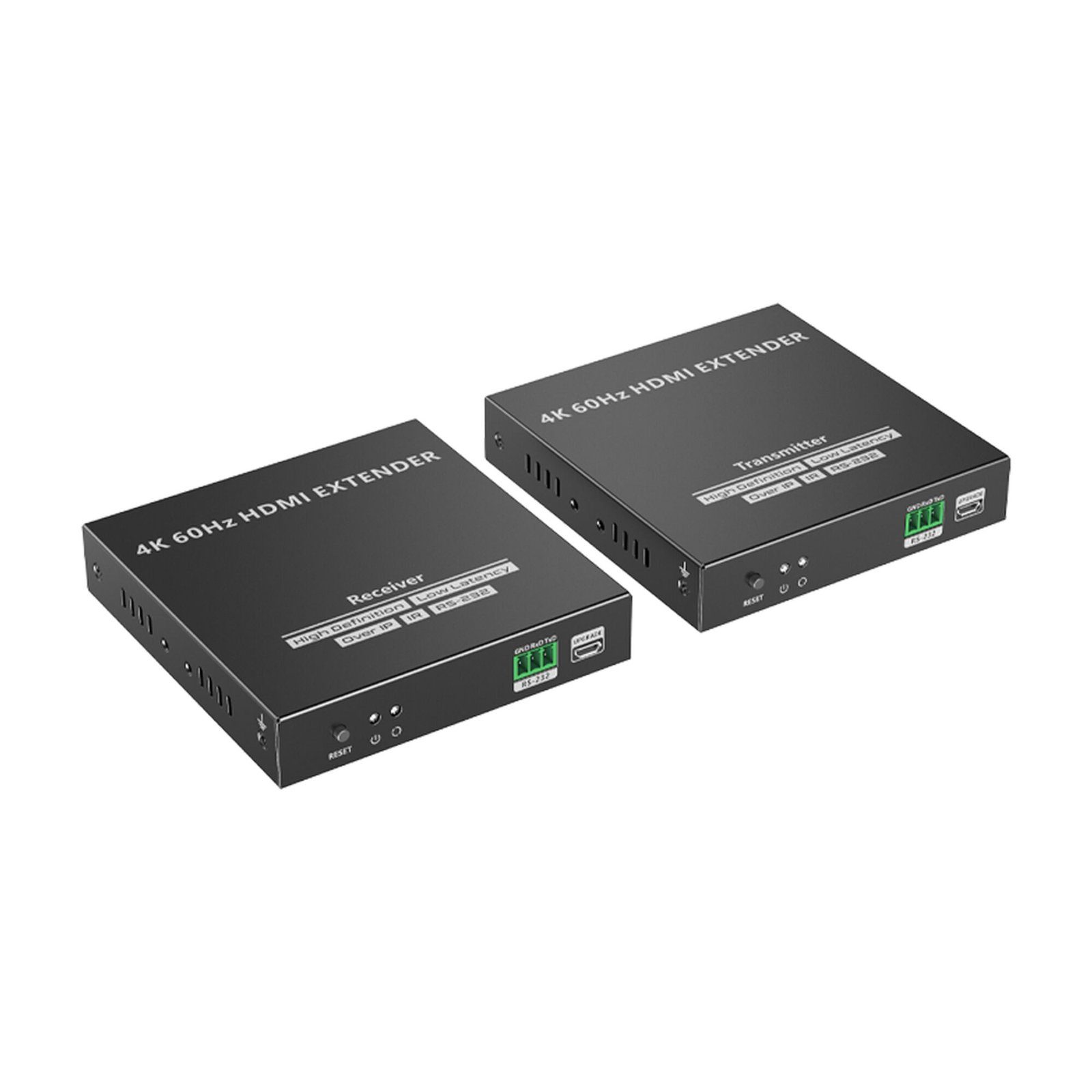 Kit Extensor HDMI para distancias de 120 metros | Soporta resolución 4K @60Hz | Cat 6, 6a y 7 | Salida Loop en el Tx para visualización local | Soporta control remoto del equi TT-582 - EPCOM TITANIUM