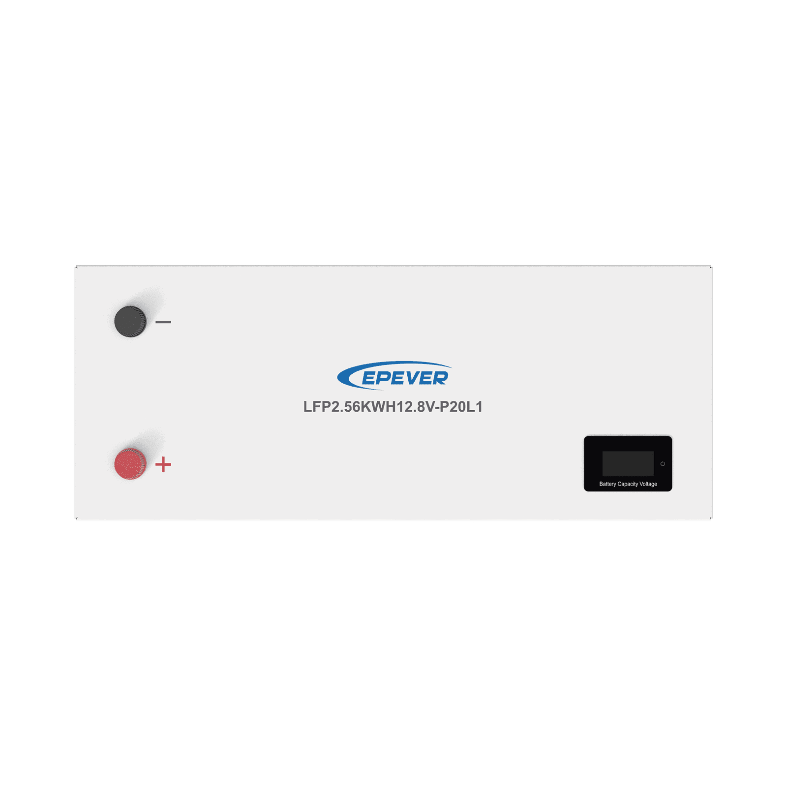 Batería de litio LiFeO4 12.8Vcc, 200Ah, 2.56Kwh, Pantalla LCD para Monitoreo Local, Carcasa Metálica LFP200EP128 - EPEVER