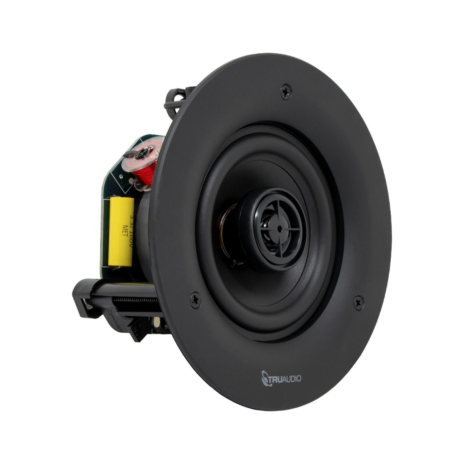 Altavoz de techo de 2 vias | woofer de 4in | Tweeter de 0.5in | 5-50 watts | 8 Ohms LFR - TRUAUDIO