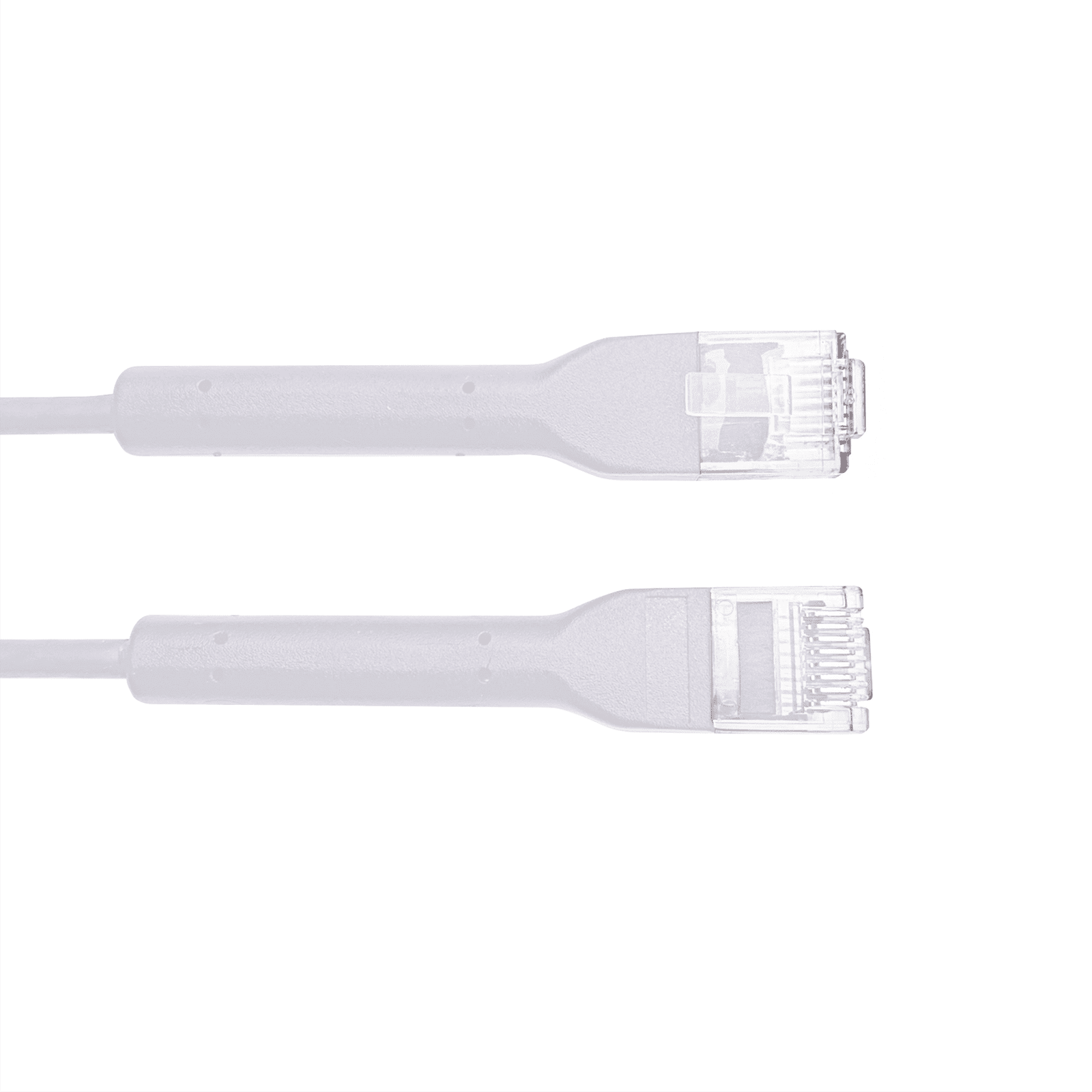Cable de Parcheo Ultra Slim Con Bota Flexible UTP Cat6A – 0.30 cm Blanco Diámetro Reducido LPPSLIMA030WH - LINKEDPRO BY EPCOM