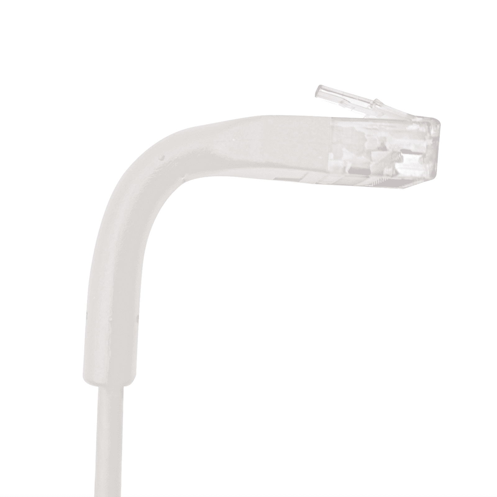 Cable de Parcheo Ultra Slim Con Bota Flexible UTP Cat6A – 0.30 cm Blanco Diámetro Reducido LPPSLIMA030WH - LINKEDPRO BY EPCOM