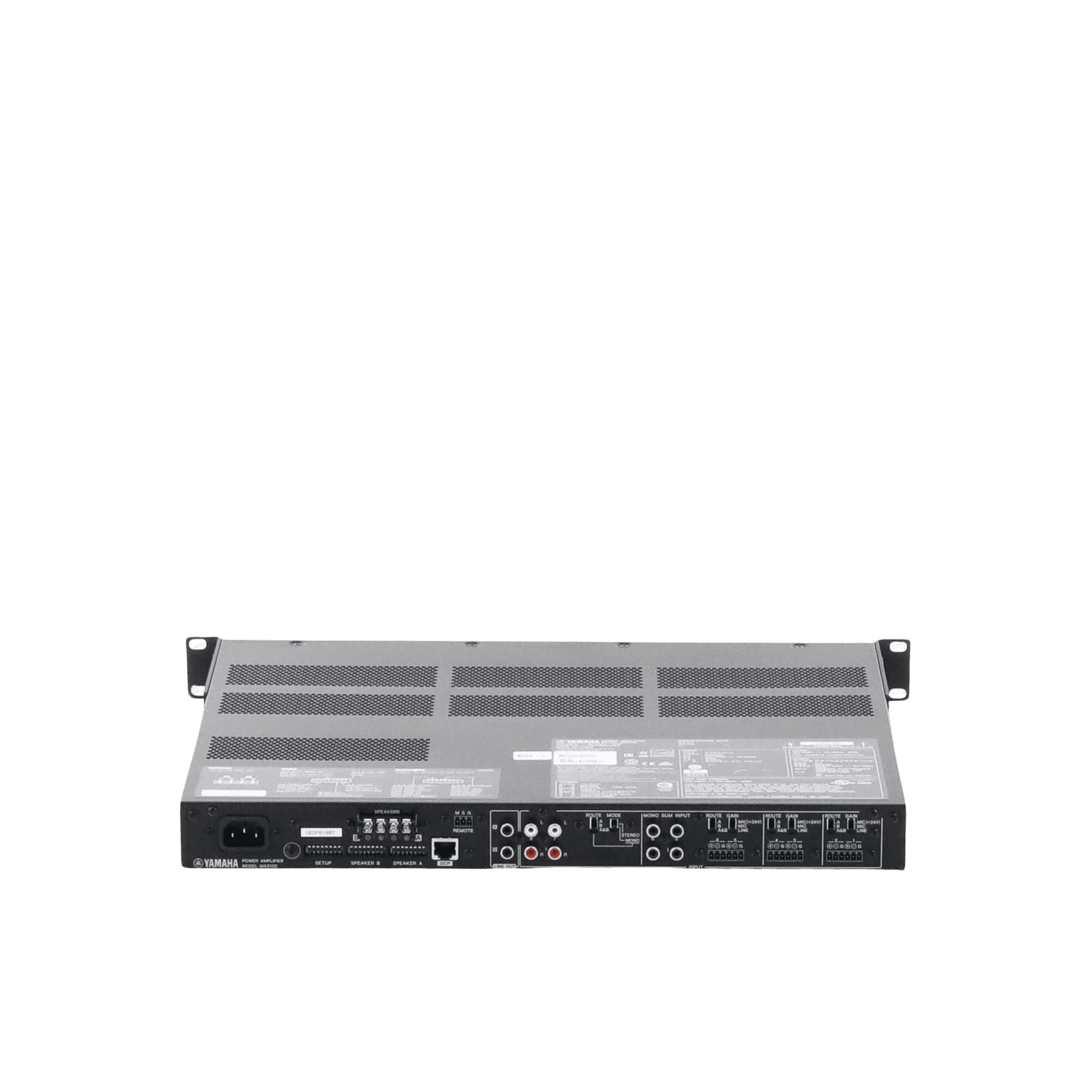 Mezclador Amplificador | 2 zonas | 120w a 70/100V | 100w a 8Ω | DSP Integrado MA2120 - YAMAHA