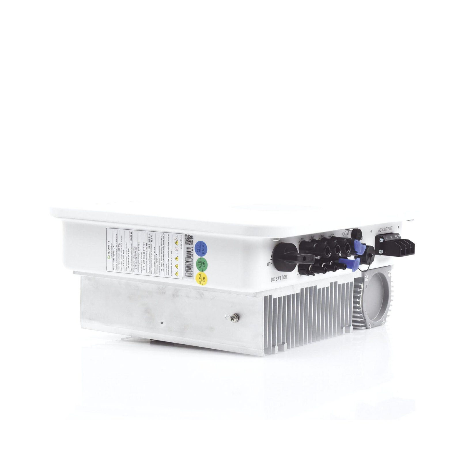 Inversor para Interconexión a CFE de 8 kW con Salida de 220 Vca, Módulo Wifi Incluido MIN8000TLX2 - GROWATT