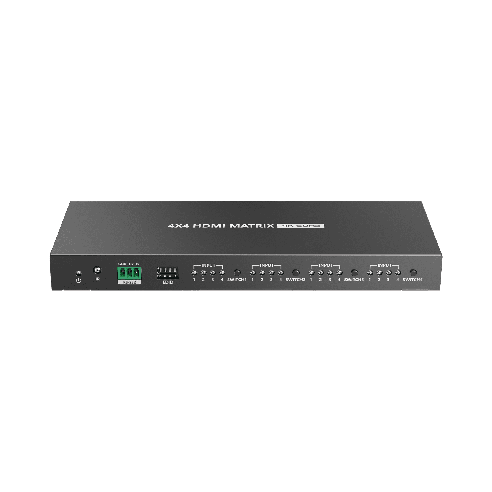 Matricial 4×4 HDMI | 4K@60Hz | Soporta HDR10 | Configuración EDID | Múltiples Modos de Conmutación TT414PRO - EPCOM TITANIUM