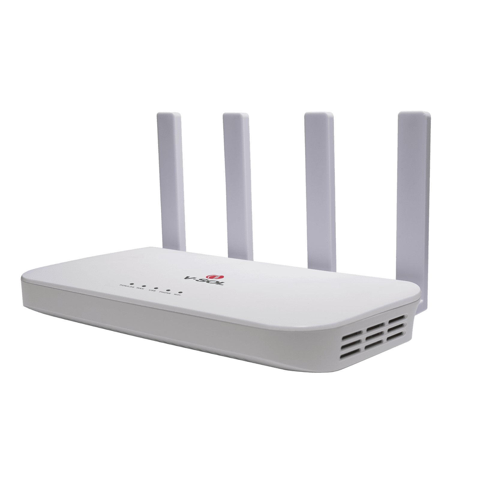ONU XGSPON / Wi-Fi 6 / 1 Puerto RJ45 2.5 Gbps / 3 Puertos RJ45 1 Gbps / 1 FXS / 1 Puerto USB / HG3110AX-XGS - V-SOL