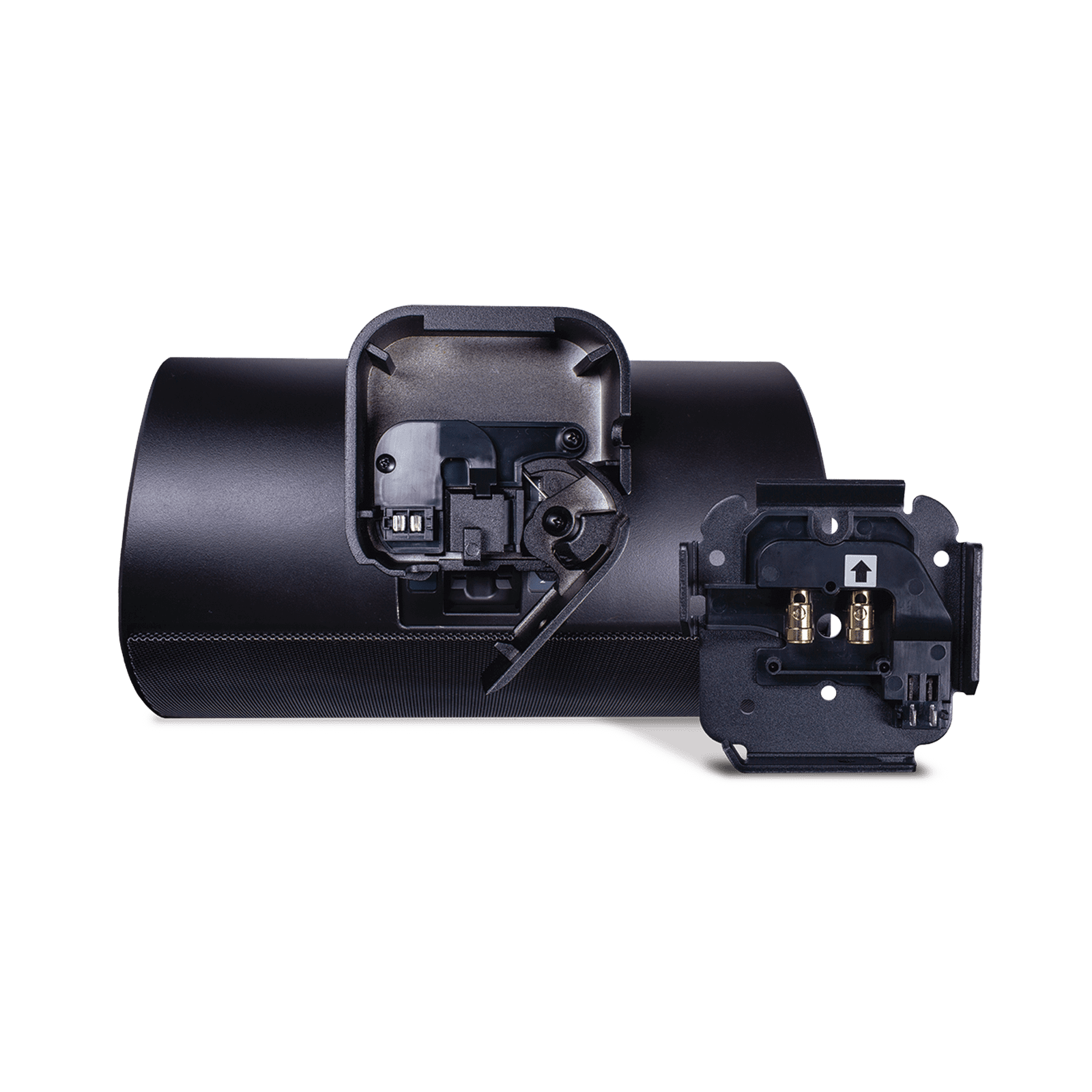 Altavoz Exterior | 2 Vías | Controlador de 6,5″ |  Tweeter de 1″ |  Radiador que Mejora los Graves | Tecnología de Montaje de Bloqueo Rápido | 120 W | 8Ω | Negro OP6-BK - TRUAUDIO
