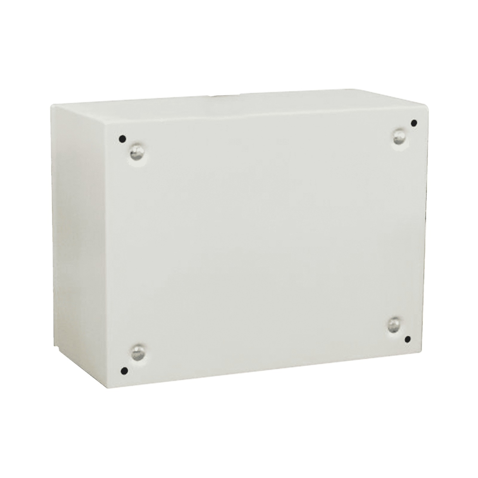 Gabinete de Acero IP66 Uso en Intemperie (400 x 300 x 300 mm) con Placa Trasera Interior Metálica y Compuerta Inferior Atornillable (Incluye Chapa y Llave T). Ideal para Centros de Carga y Tableros de Control. PST-4030-30A - PRECISION